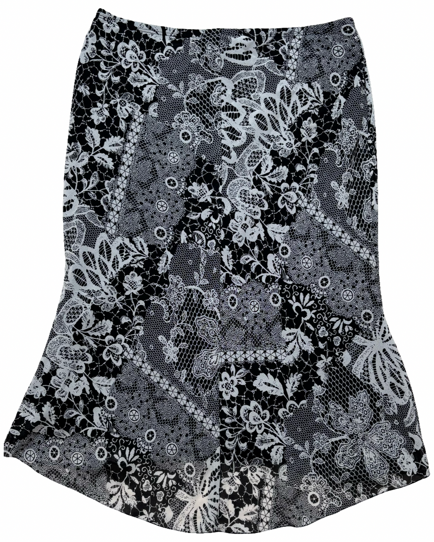 Jackie Lace Print Midi | Size 29” waist