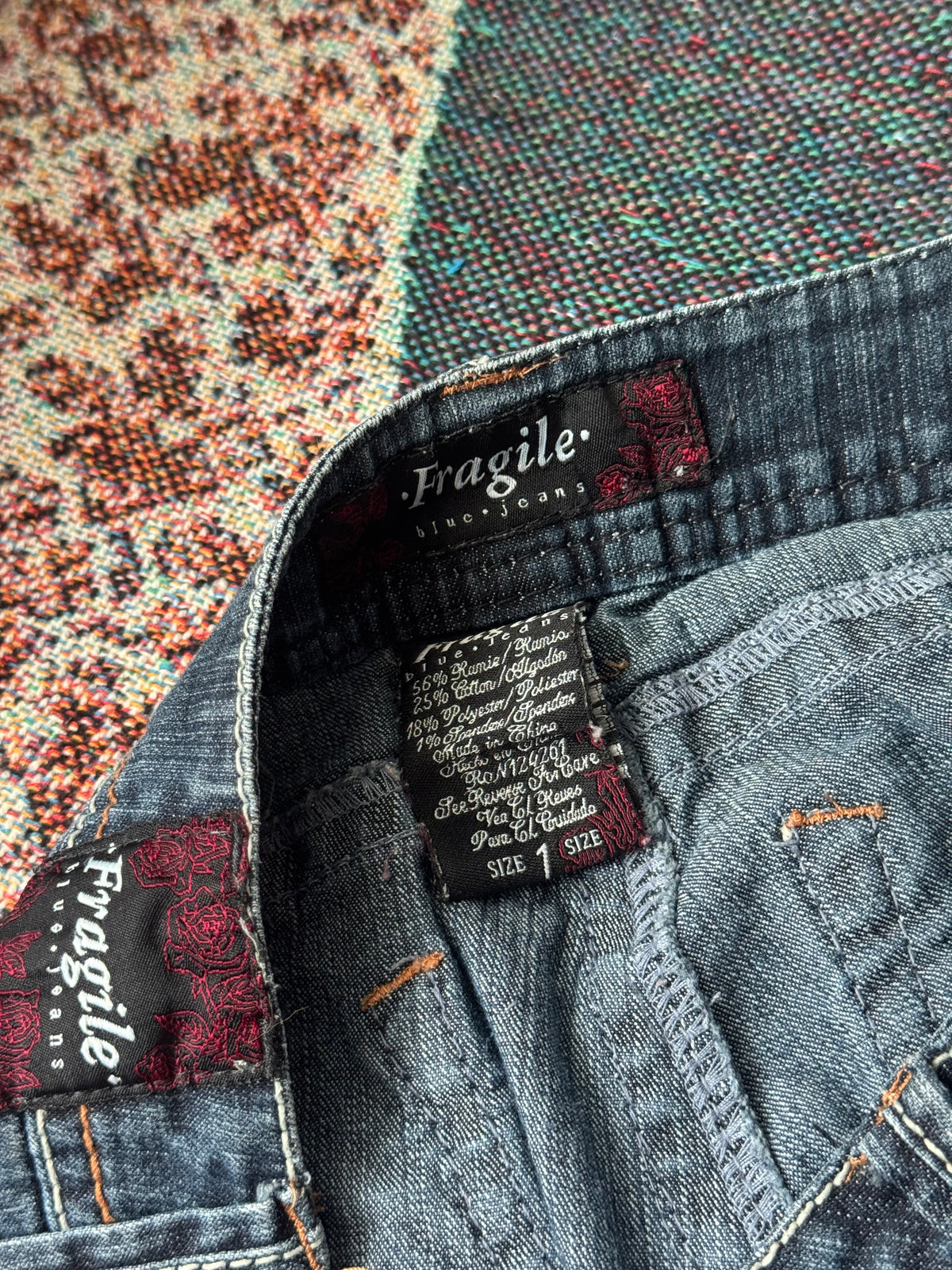 Y2K Jean Capri | Size 1