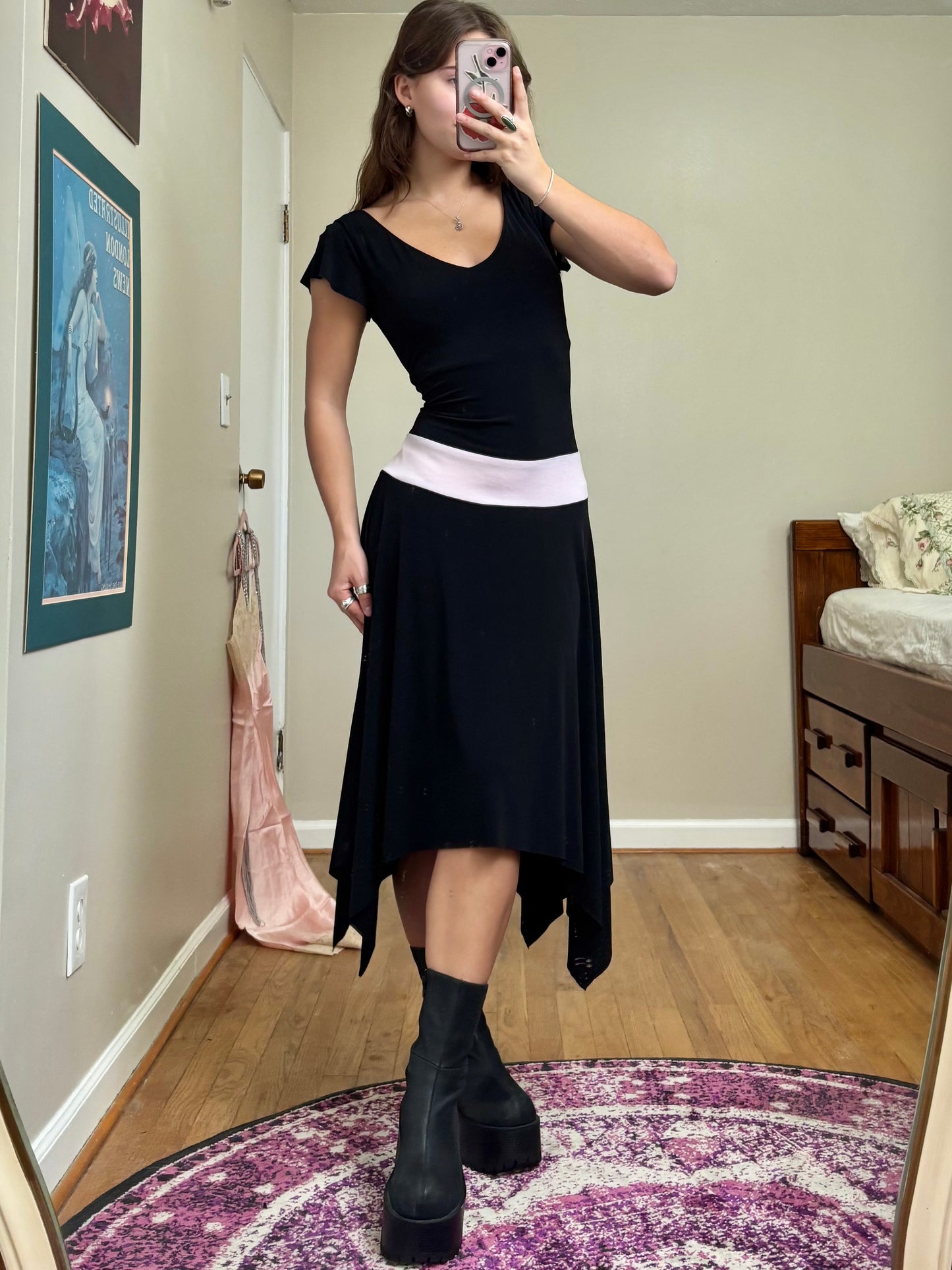 B.Darlin 00's Asymmetric Dress | Size S/M