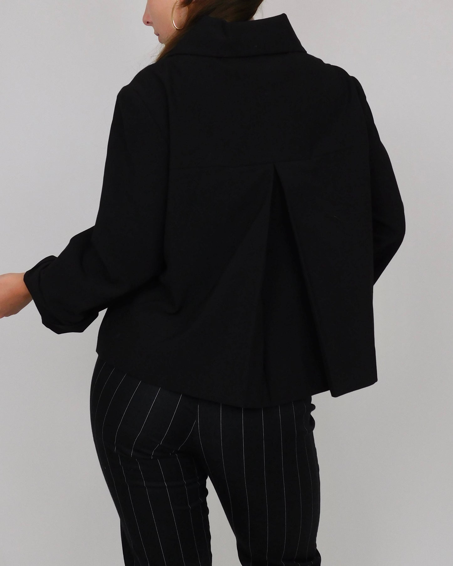 90’s Black Boxy Blazer | Size 10
