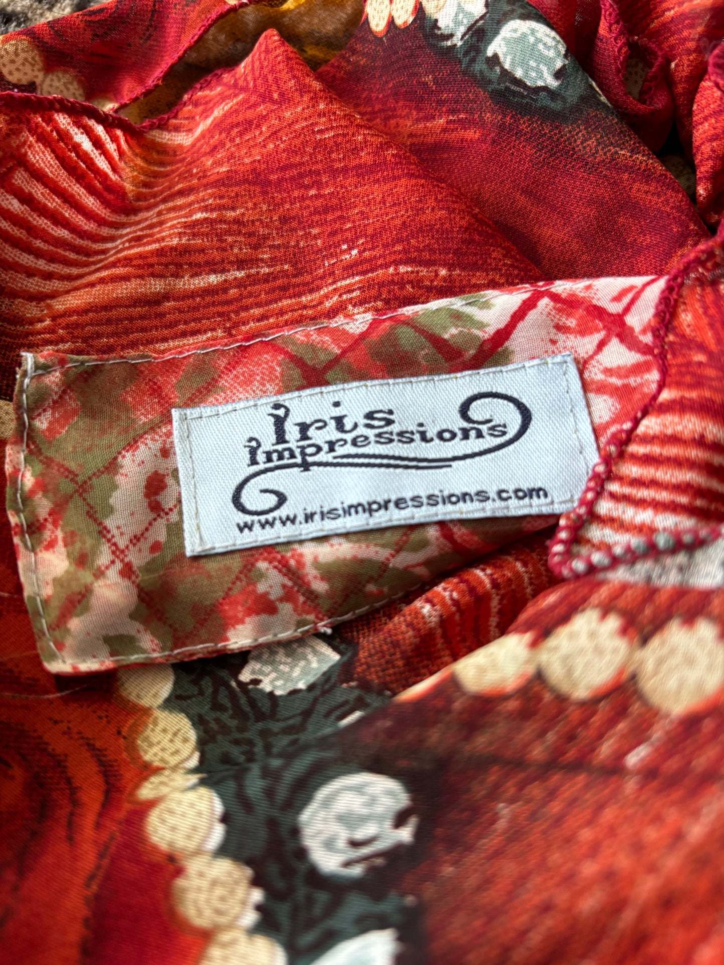 Iris 00's Reversible Wrap Skirt | OS