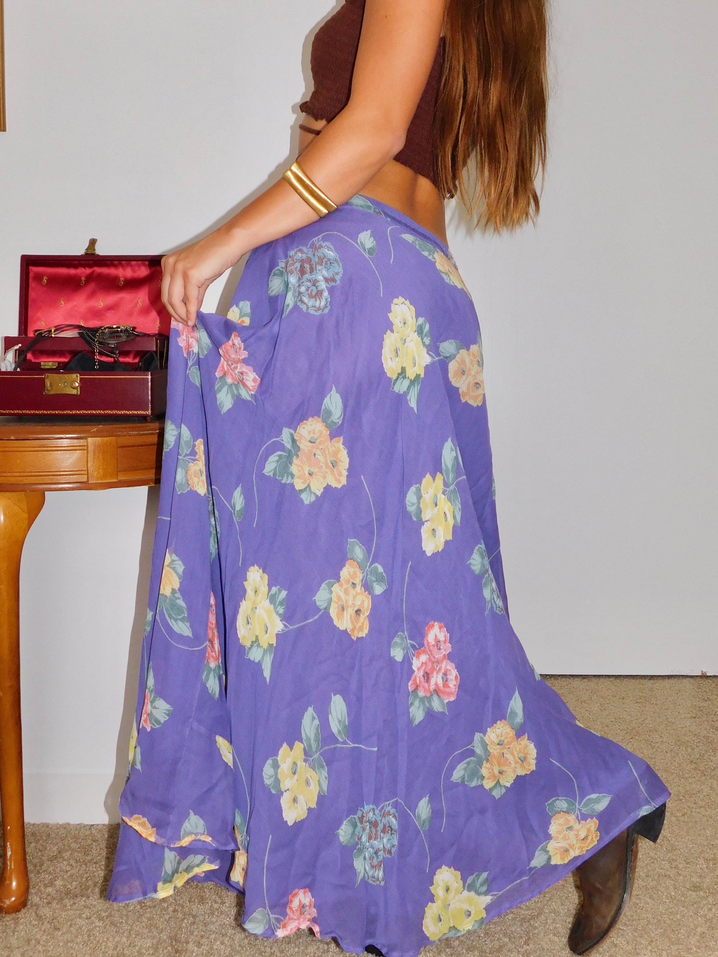 Sarah Floral Maxi | Size 31” waist