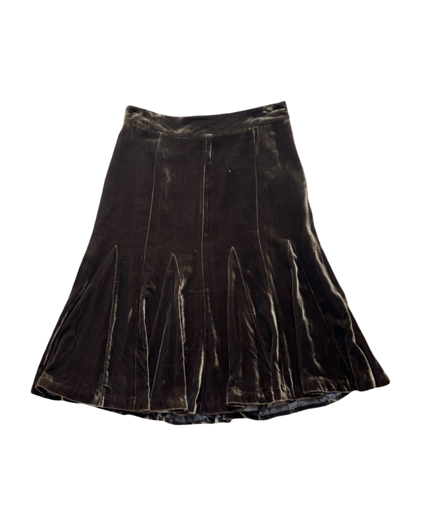 Silk Loft Midi Skirt | Size 30” waist