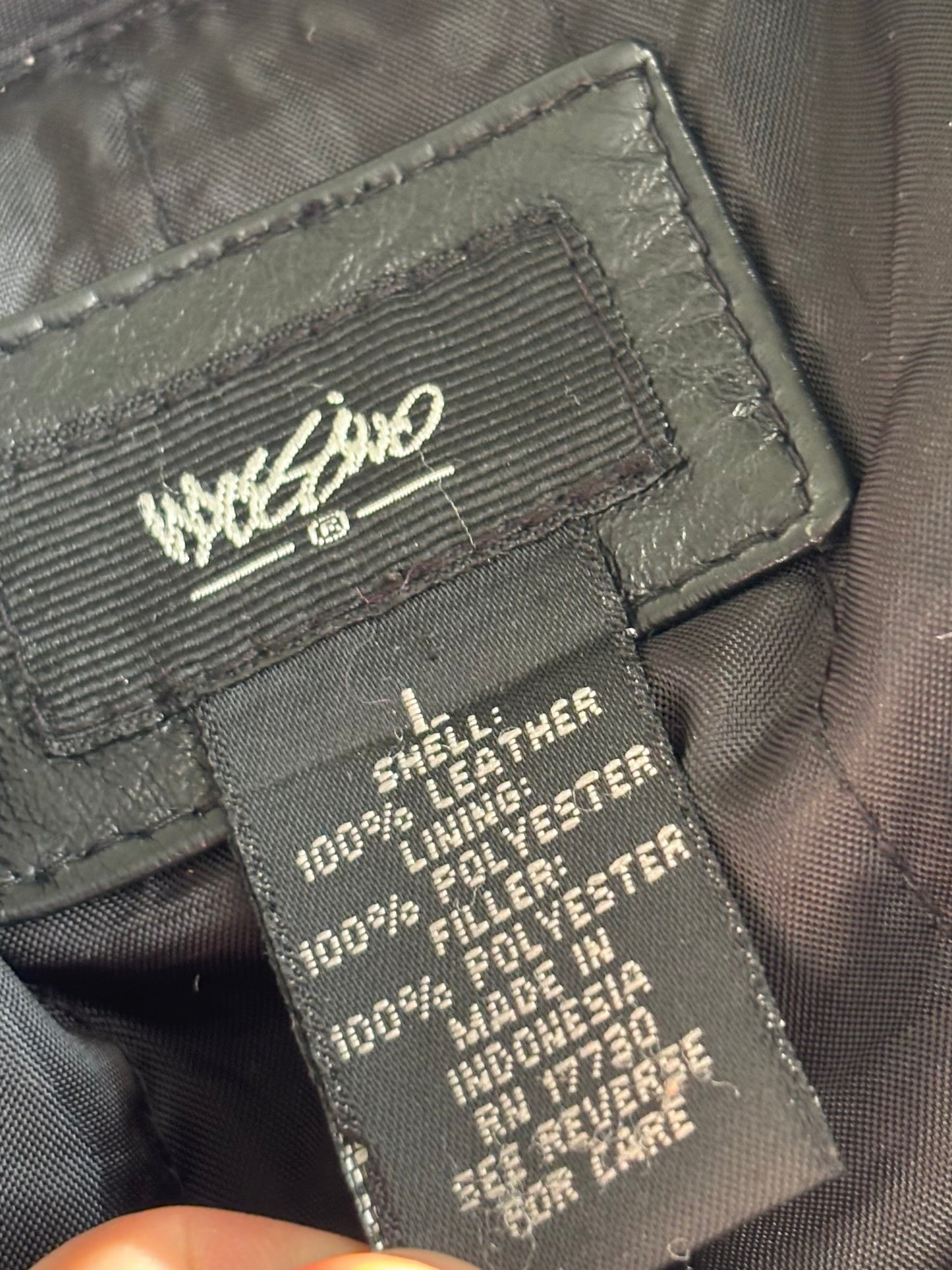 Mossimo 90's Leather Jacket | Size L