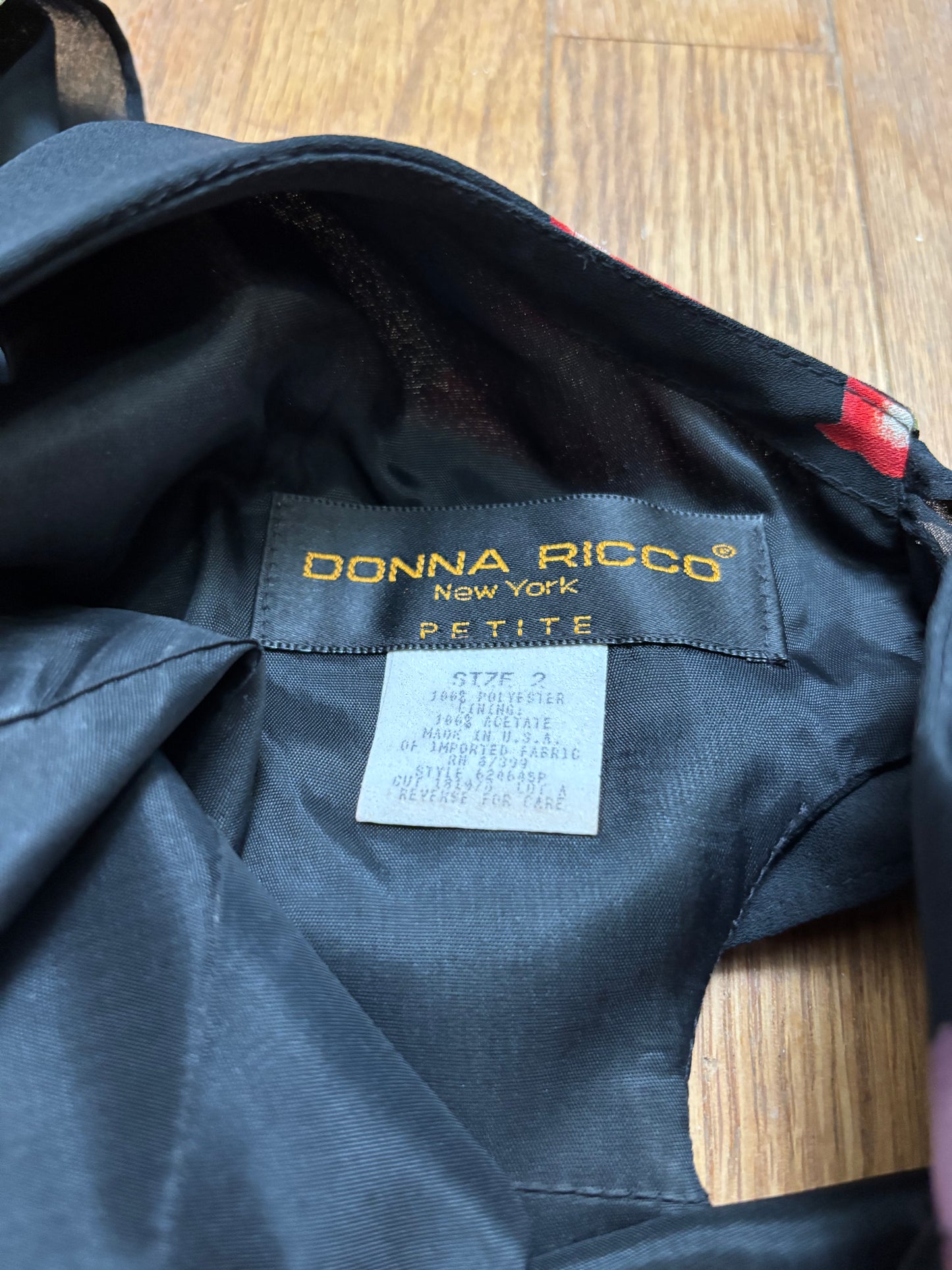 Donna Ricco 90’s Mini Dress | Size 2