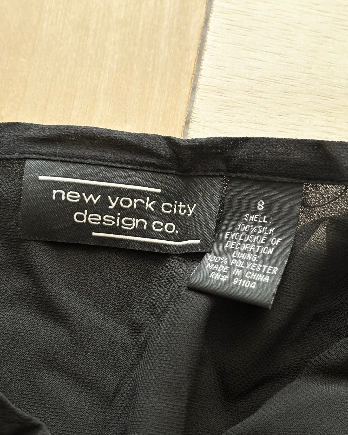 NY&Co Silk Beaded Skirt | Size 29” waist