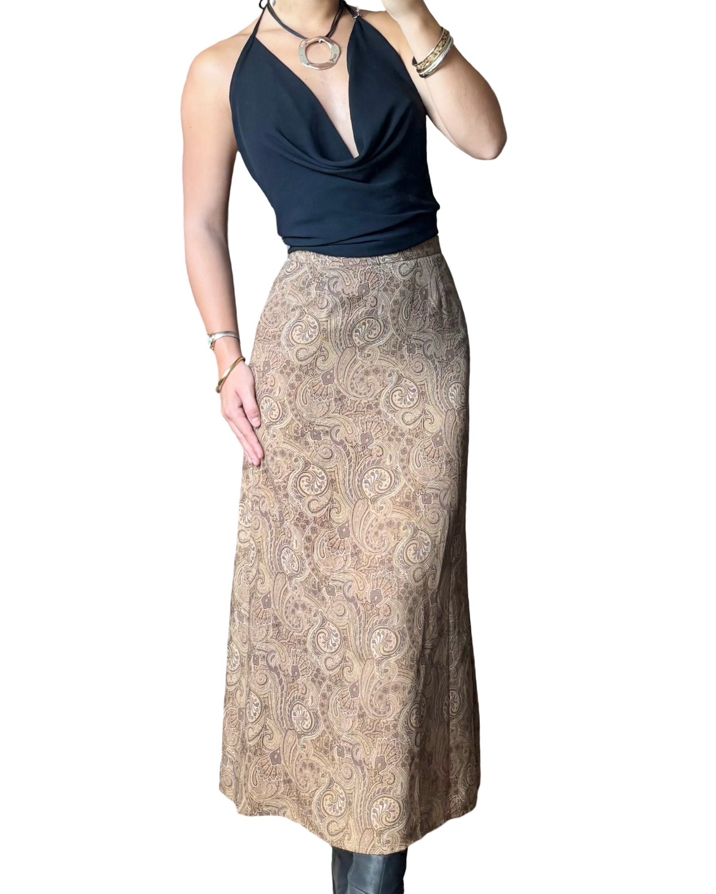 Liz 90’s Maxi Skirt | 26” waist