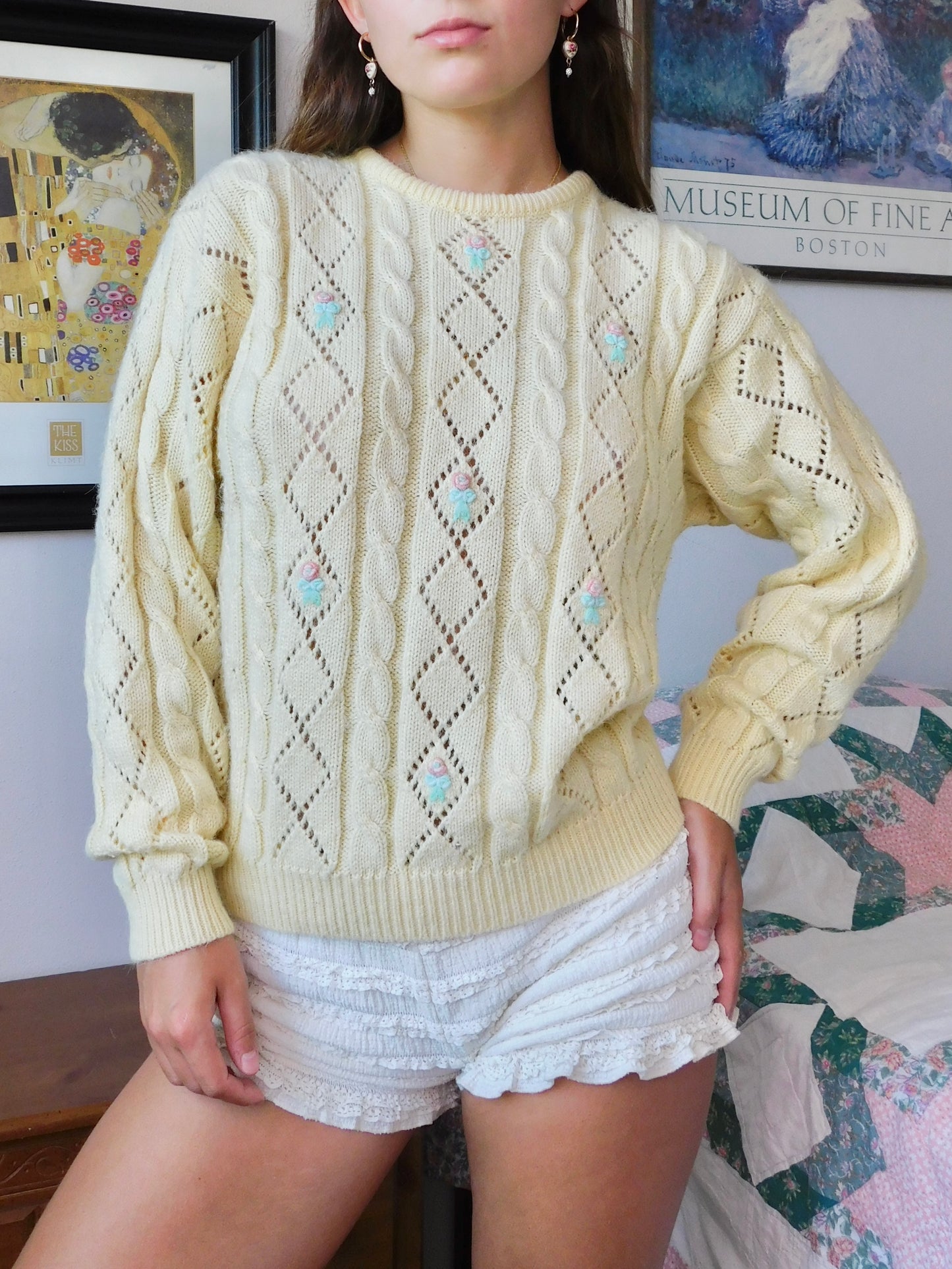 Polly Floral Sweater | Size M