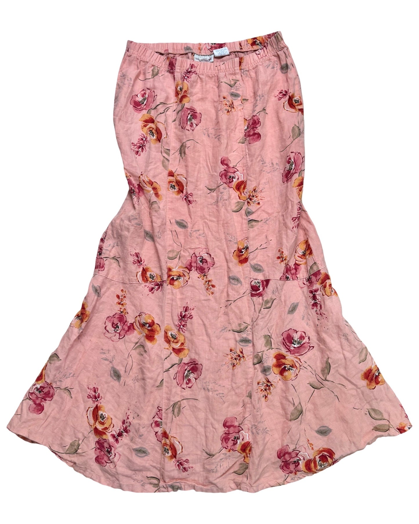 Pink 90’s Floral Maxi | 29” waist