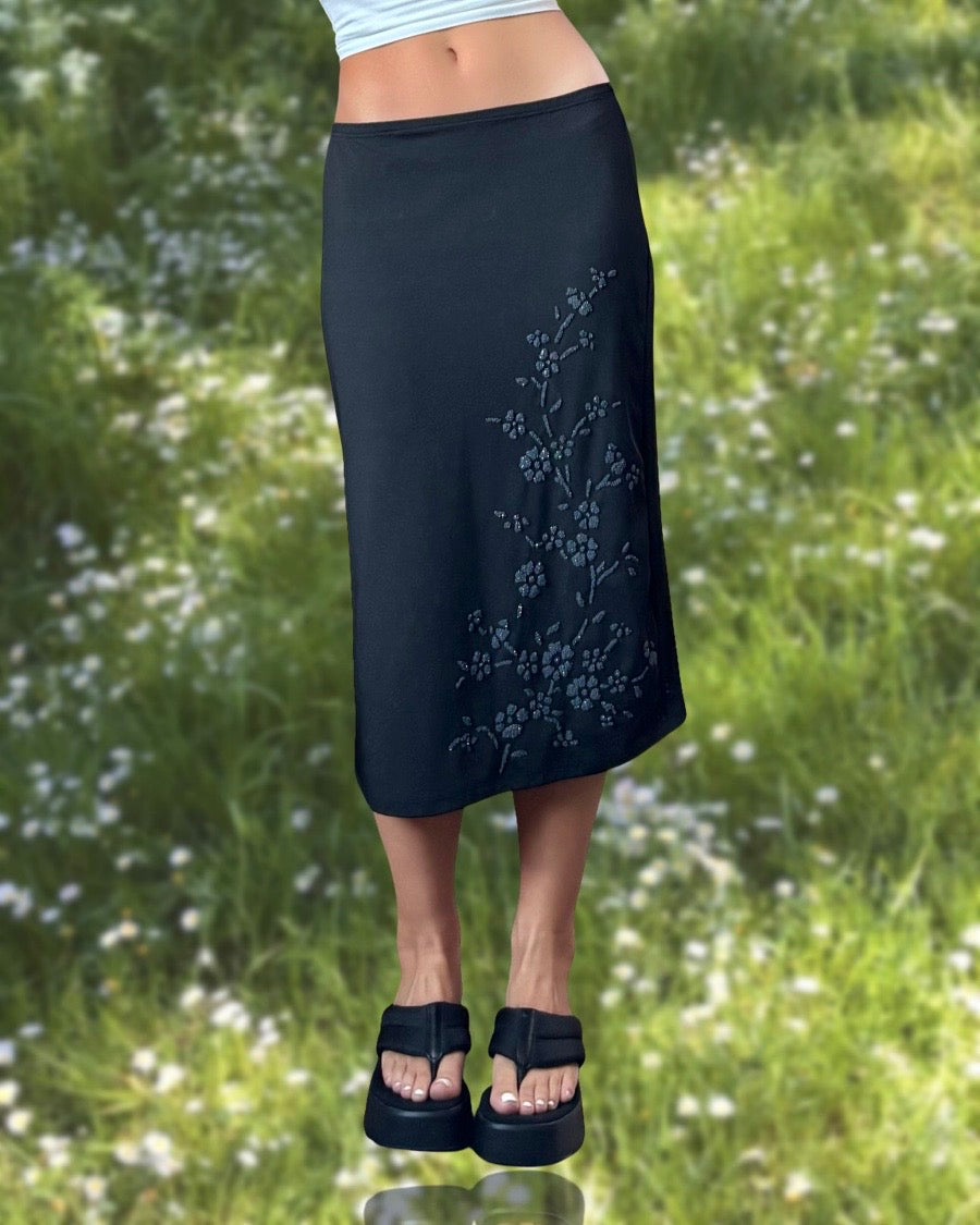 Libby Label 90’s Midi Skirt | Size 30” waist
