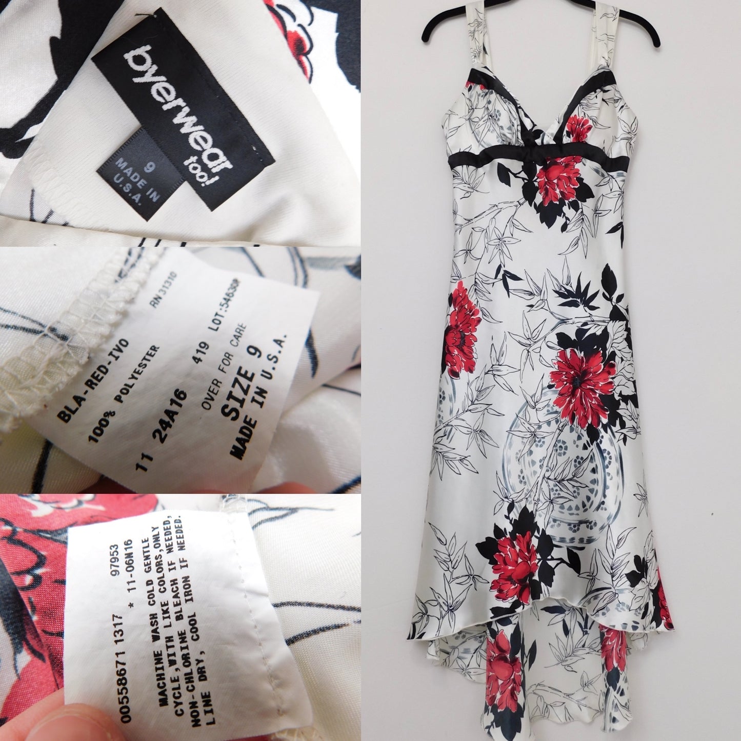 Y2K Floral Midi Dress | Size S
