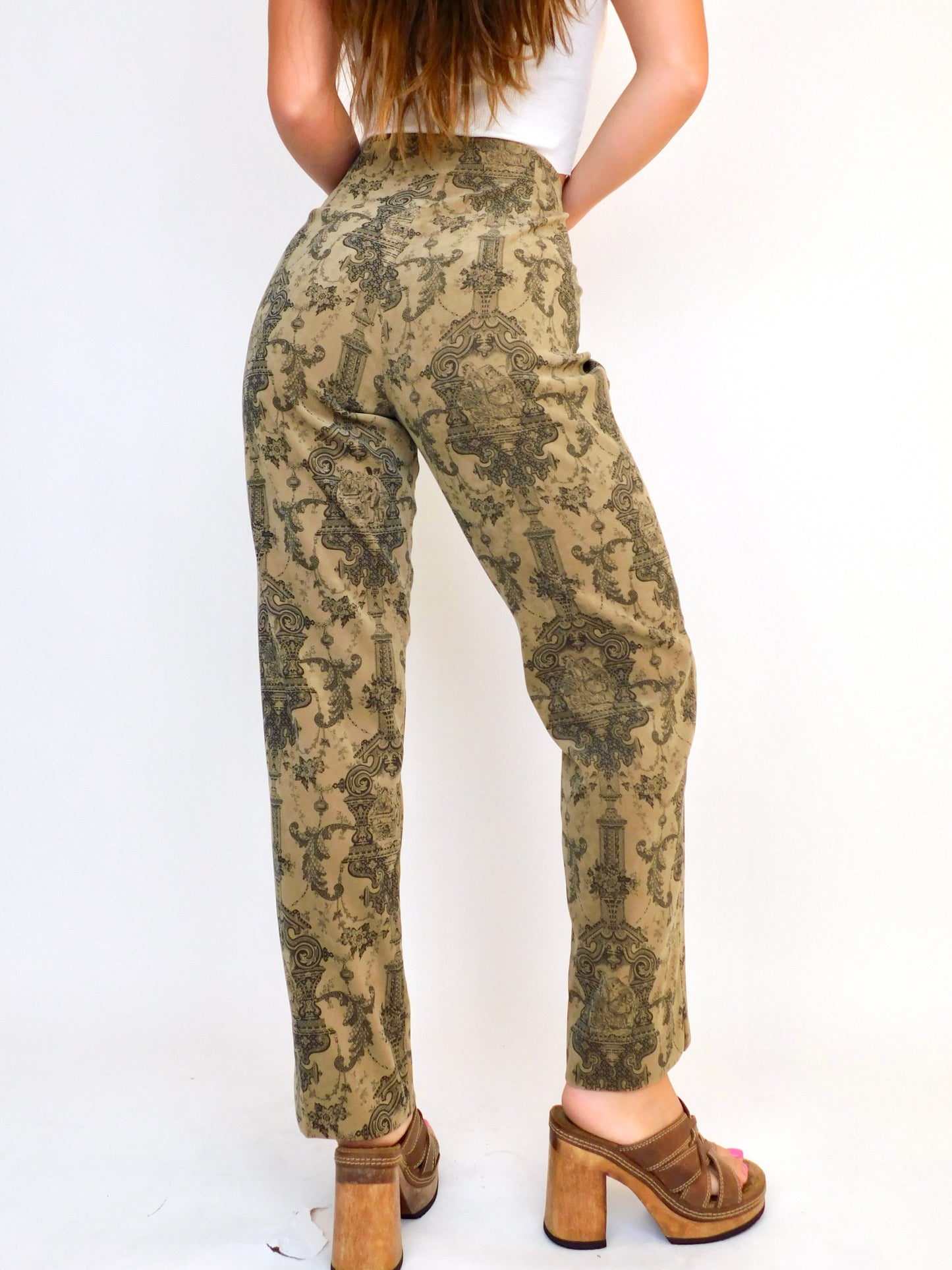 La Voré Printed Trousers | Size 30” waist