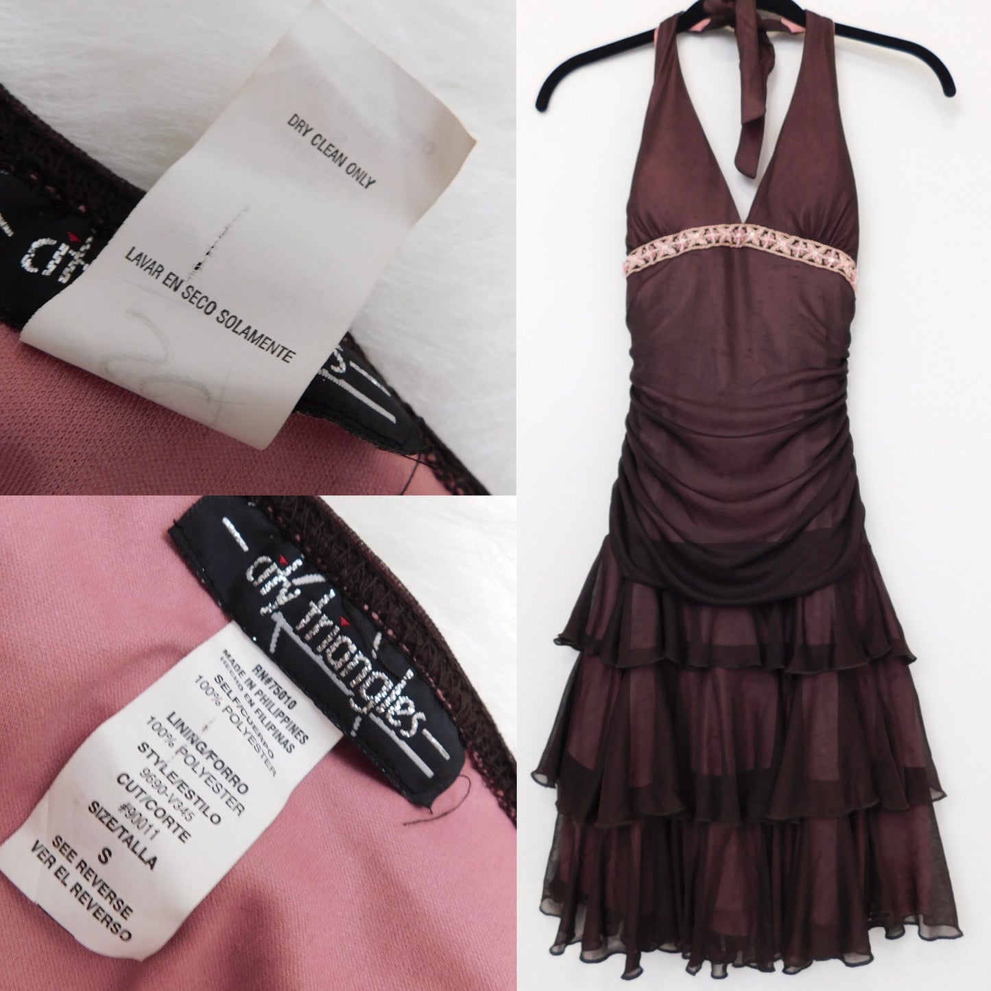 Y2K Mesh Party Dress | Size S