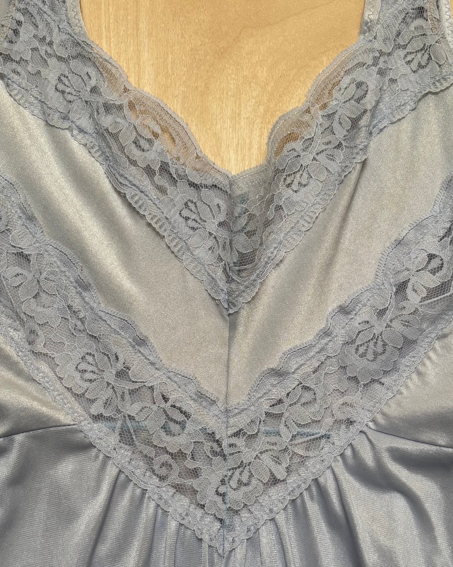 Powder Blue 70’s Slip | Size M-L