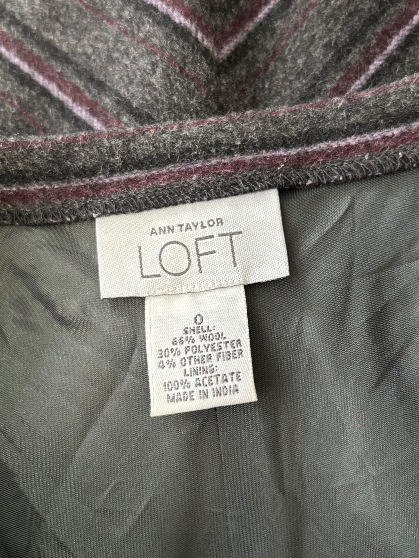 Loft 90's Wool Skirt | Size 26" Waist