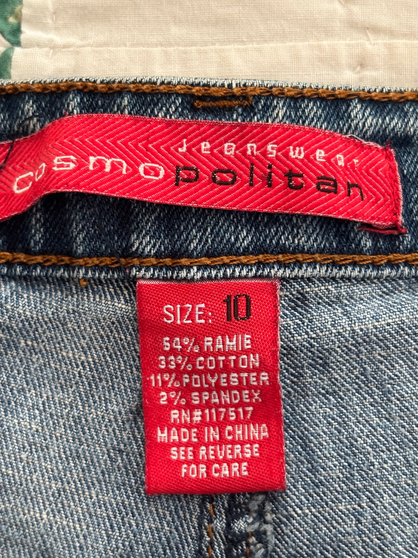 Cosmo 90's Embroidered Bootcut Jeans | Size 32" Waist