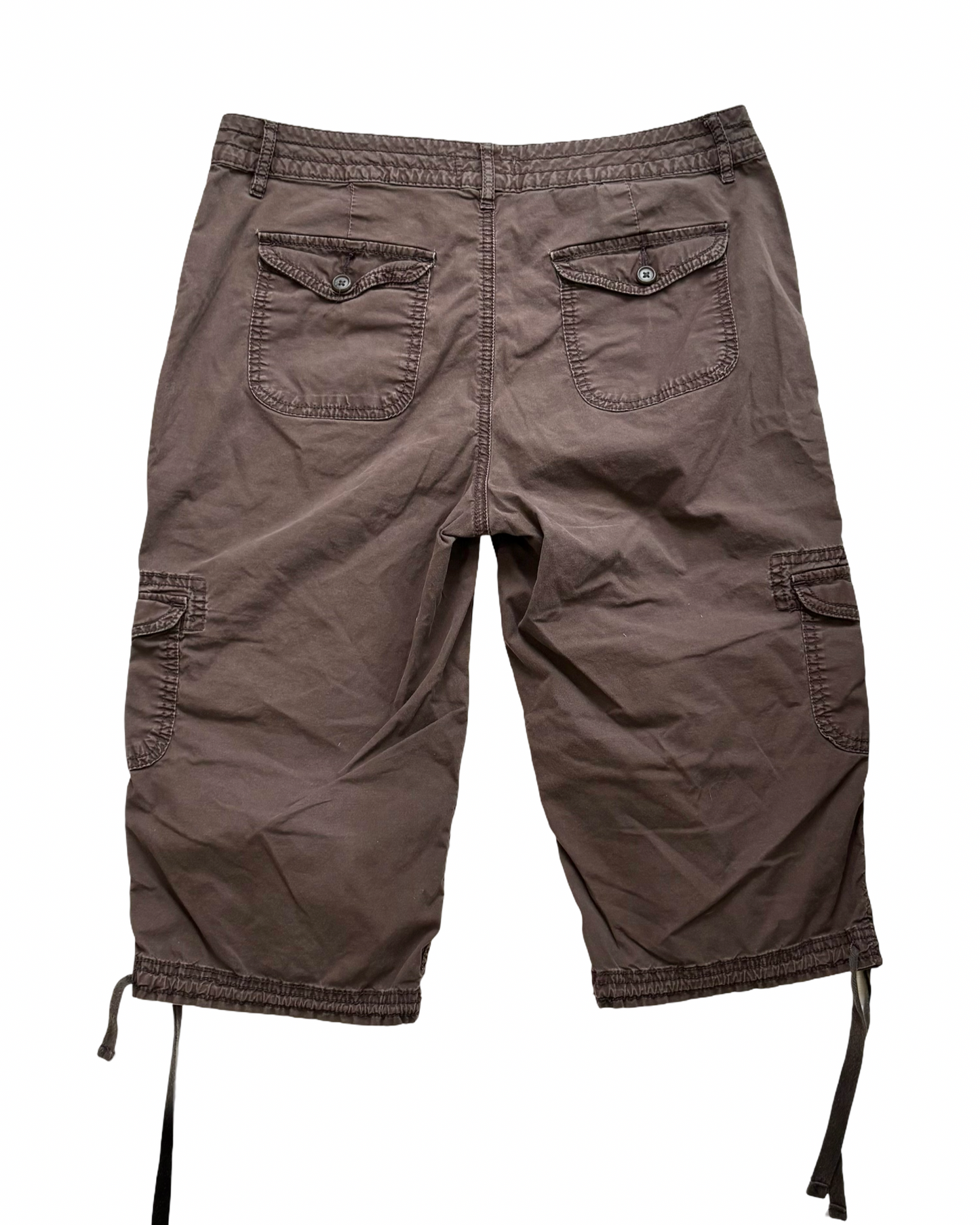 Brown Cargo Capris | Size 31” waist