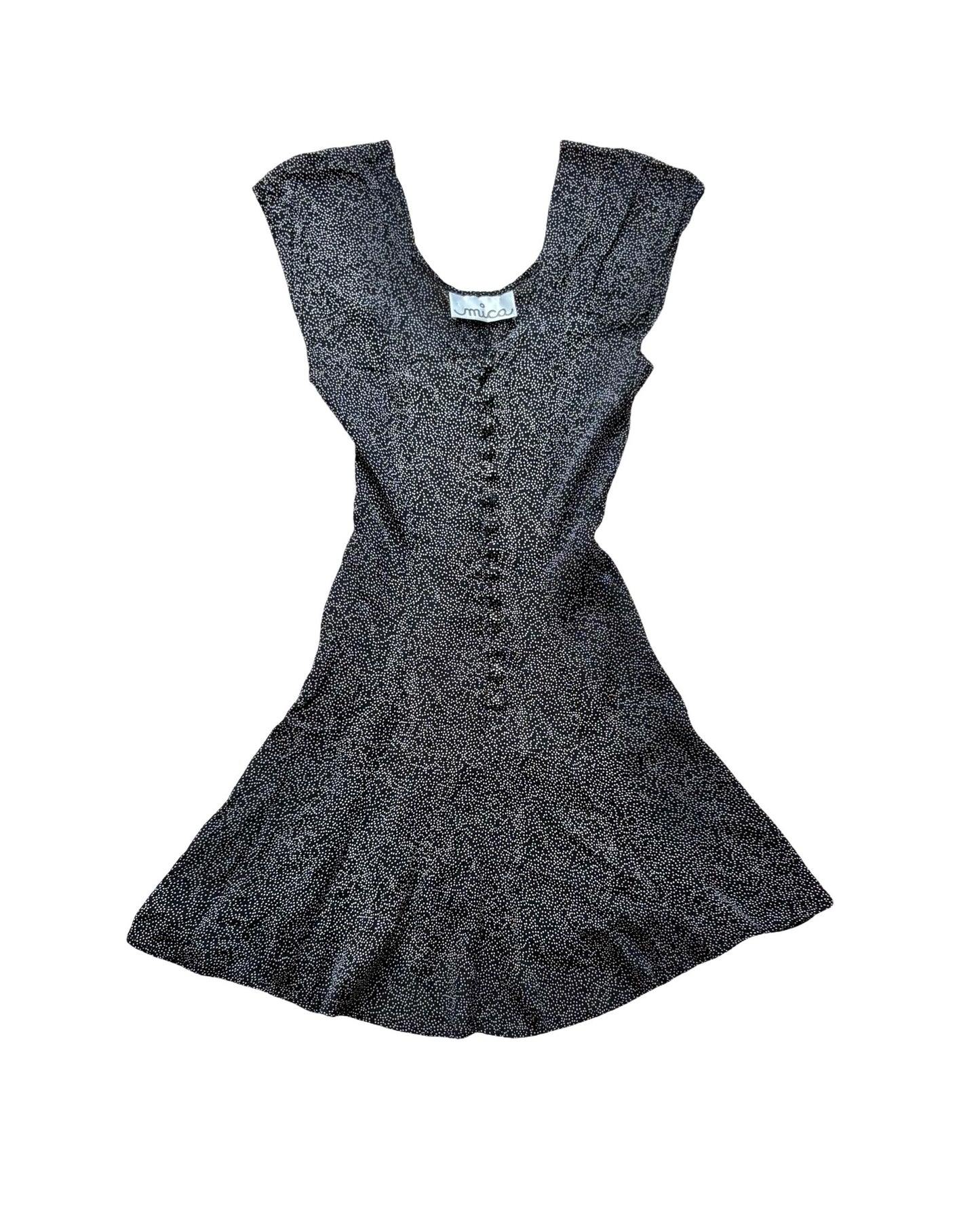 Mica 90’s Button Mini Dress | Size S