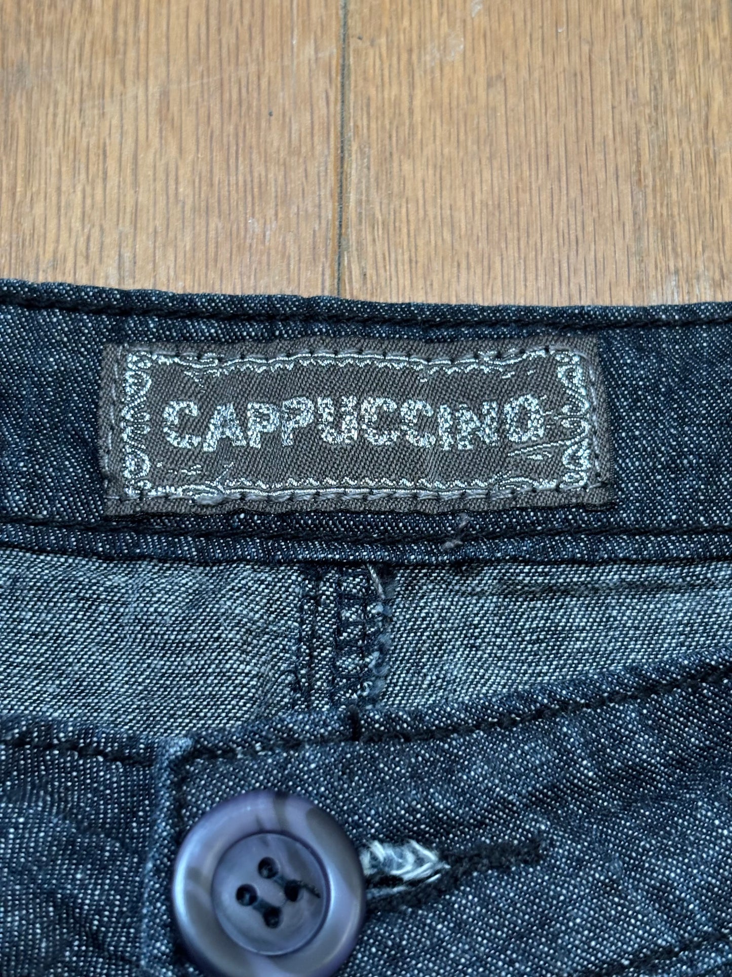 Cappuccino Button Jeans | Size 4