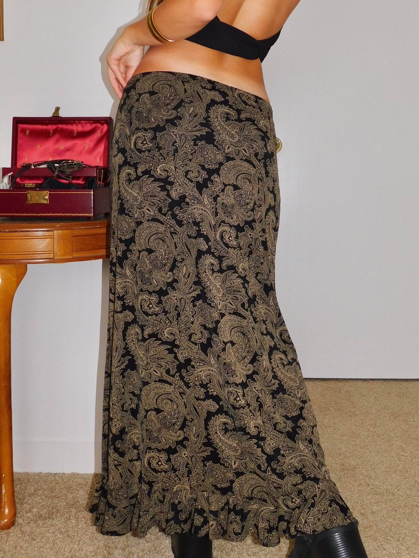 Susan Paisley Maxi | Size 29” waist