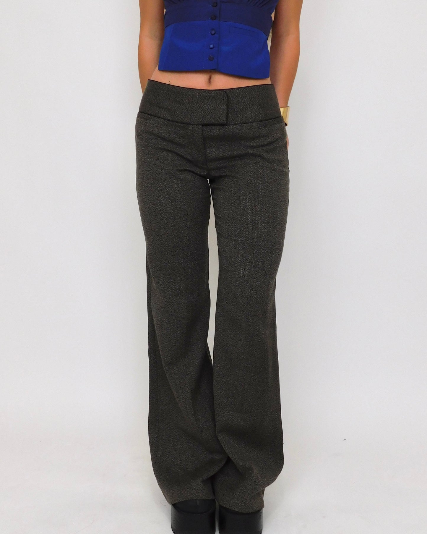 Y2K Wide Leg Trousers | Size 7