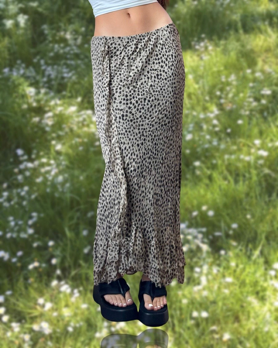 Linq 90’s Silk Maxi Skirt | Size 32” waist