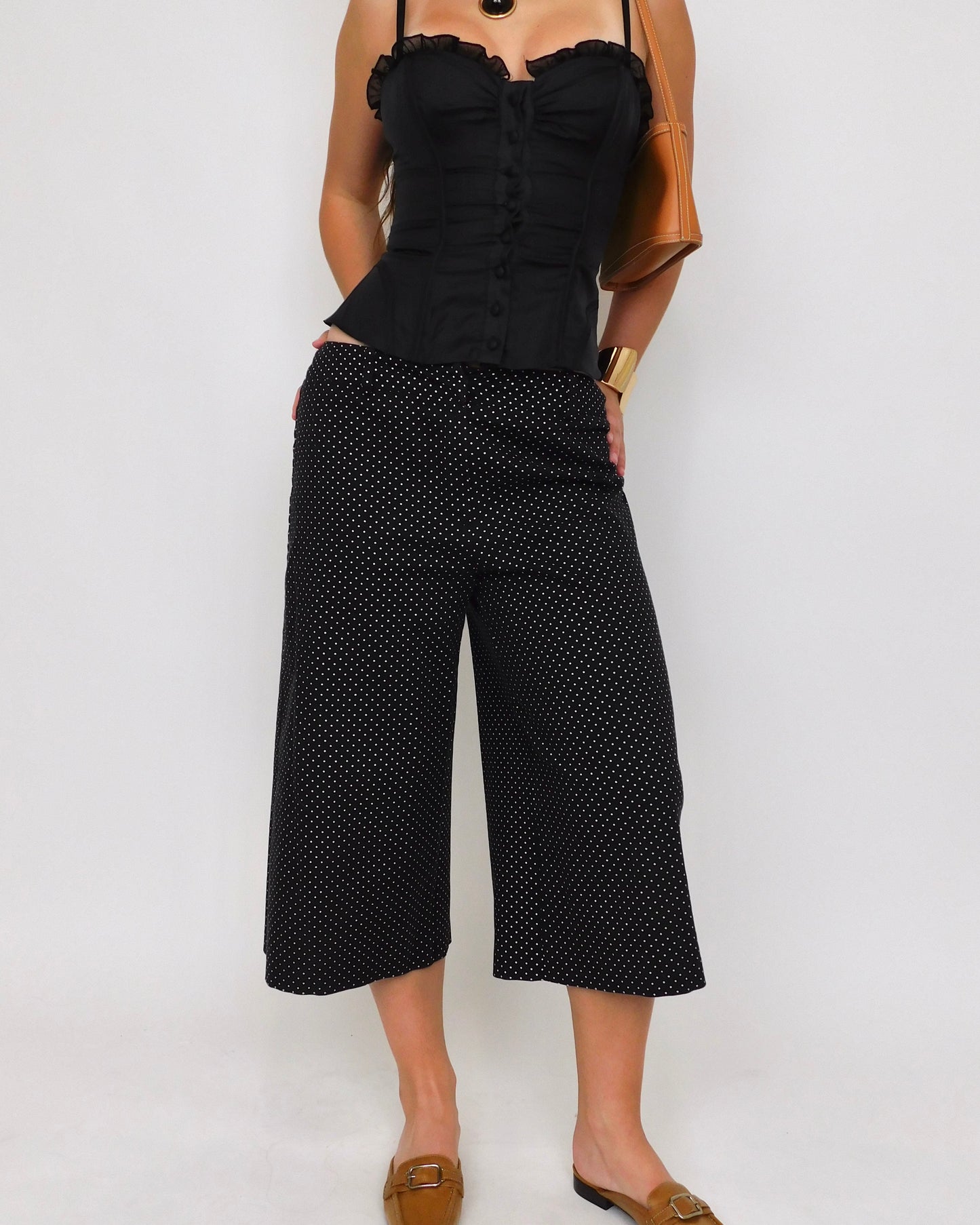Polka Dot Capris | Size 8