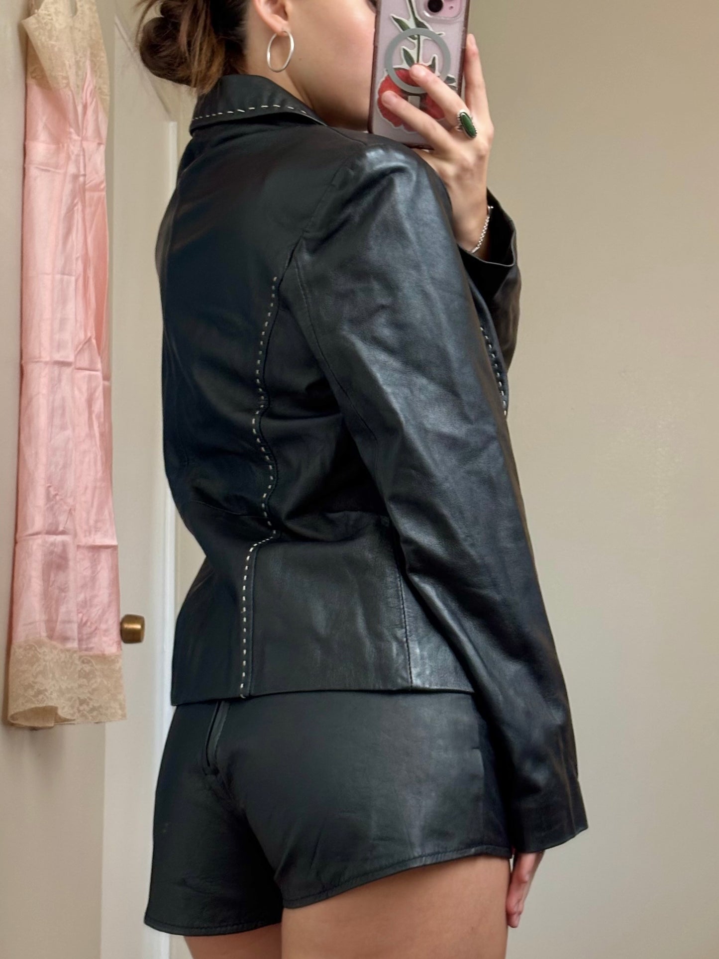Style & Co 90’s Leather Jacket | Size M