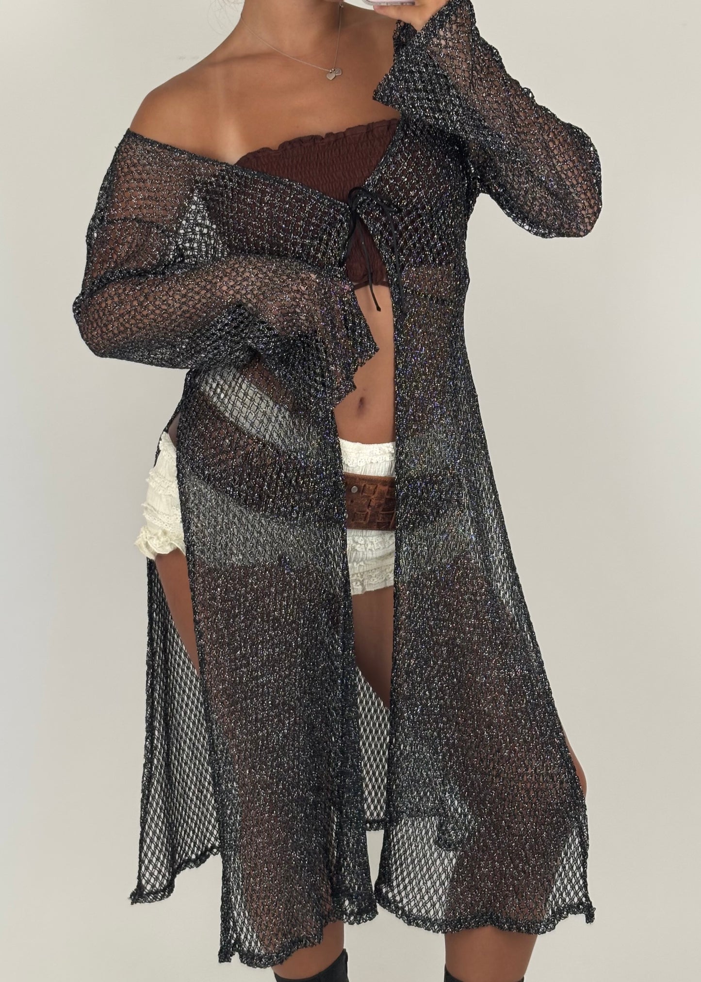 Misdemeanor Mesh Cardigan| Size L