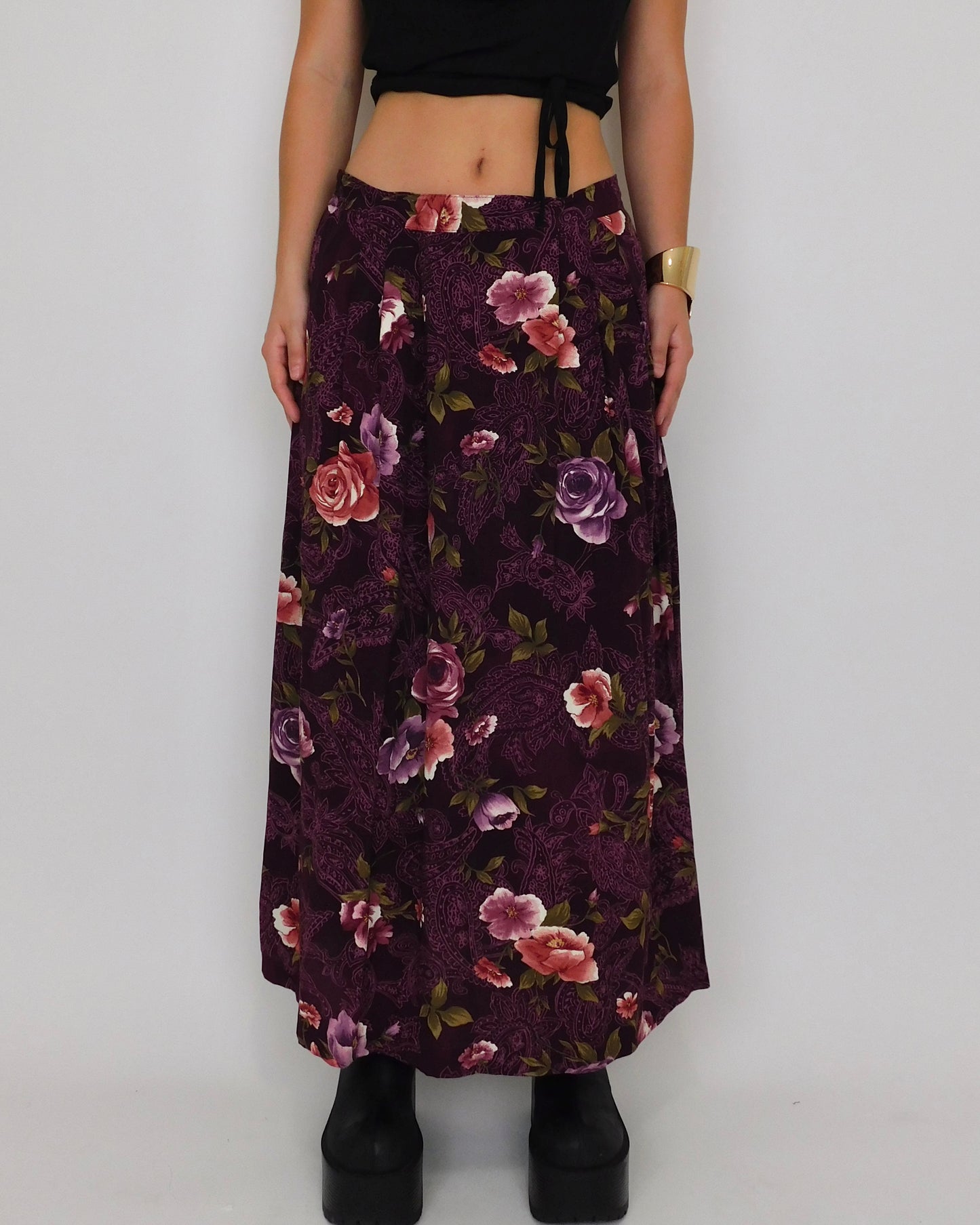 Floral maxi skirt | Size M