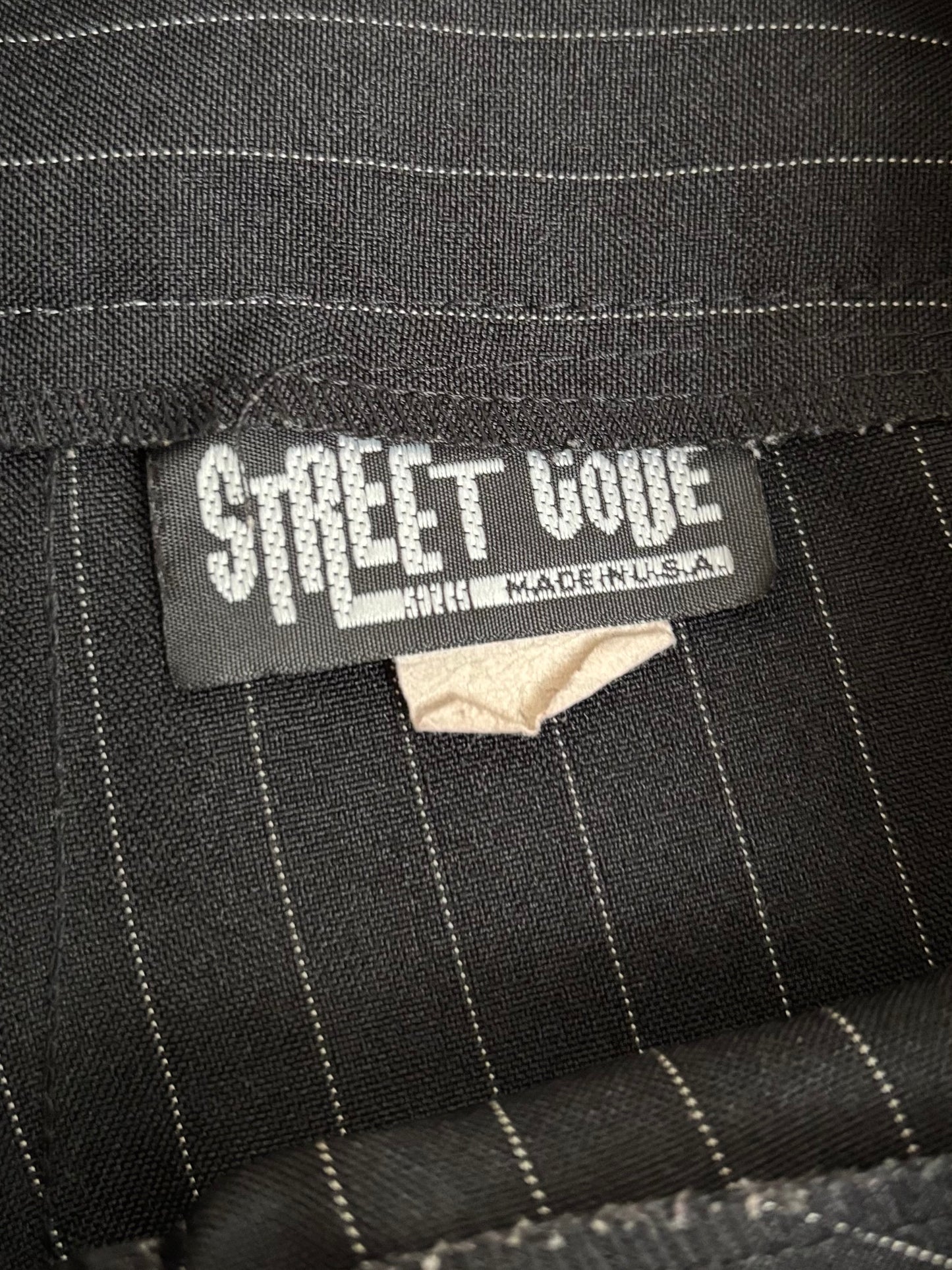 Pinstripe 90’s Trouser | Size 27” Waist