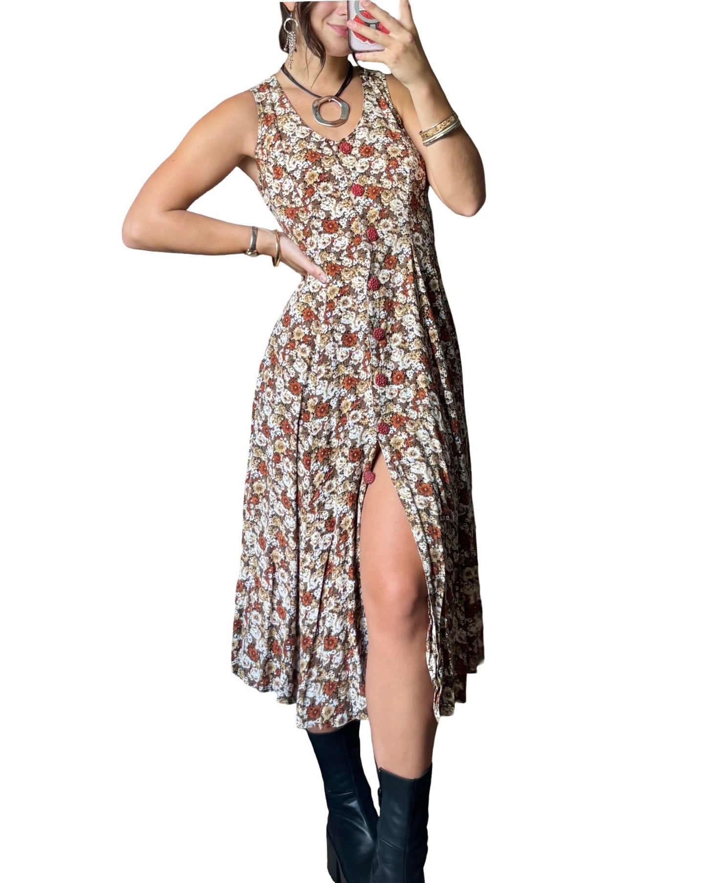 Contempo 90’s Maxi Dress | Size S