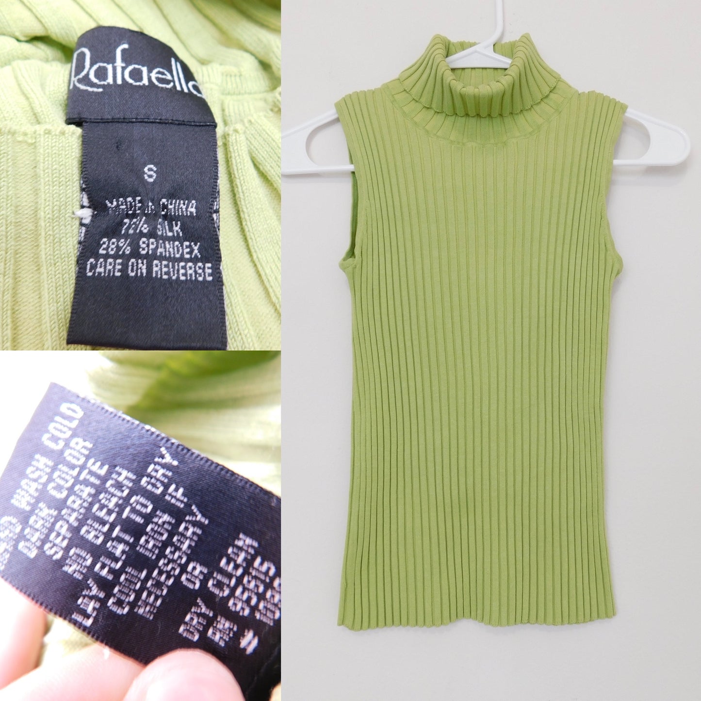 90’s Green Sweater Tank | Size S