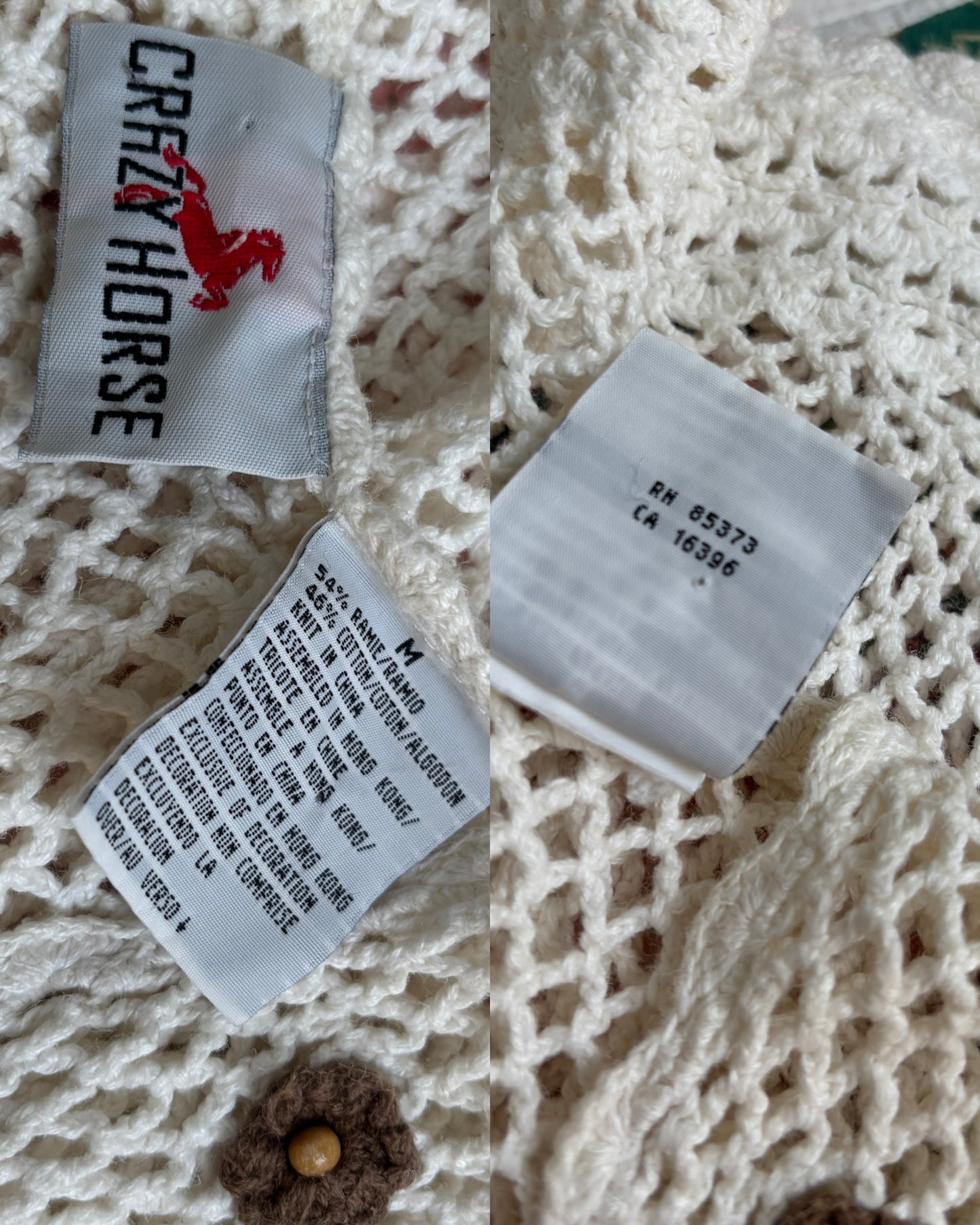 Vanessa Crochet Vest | Size M