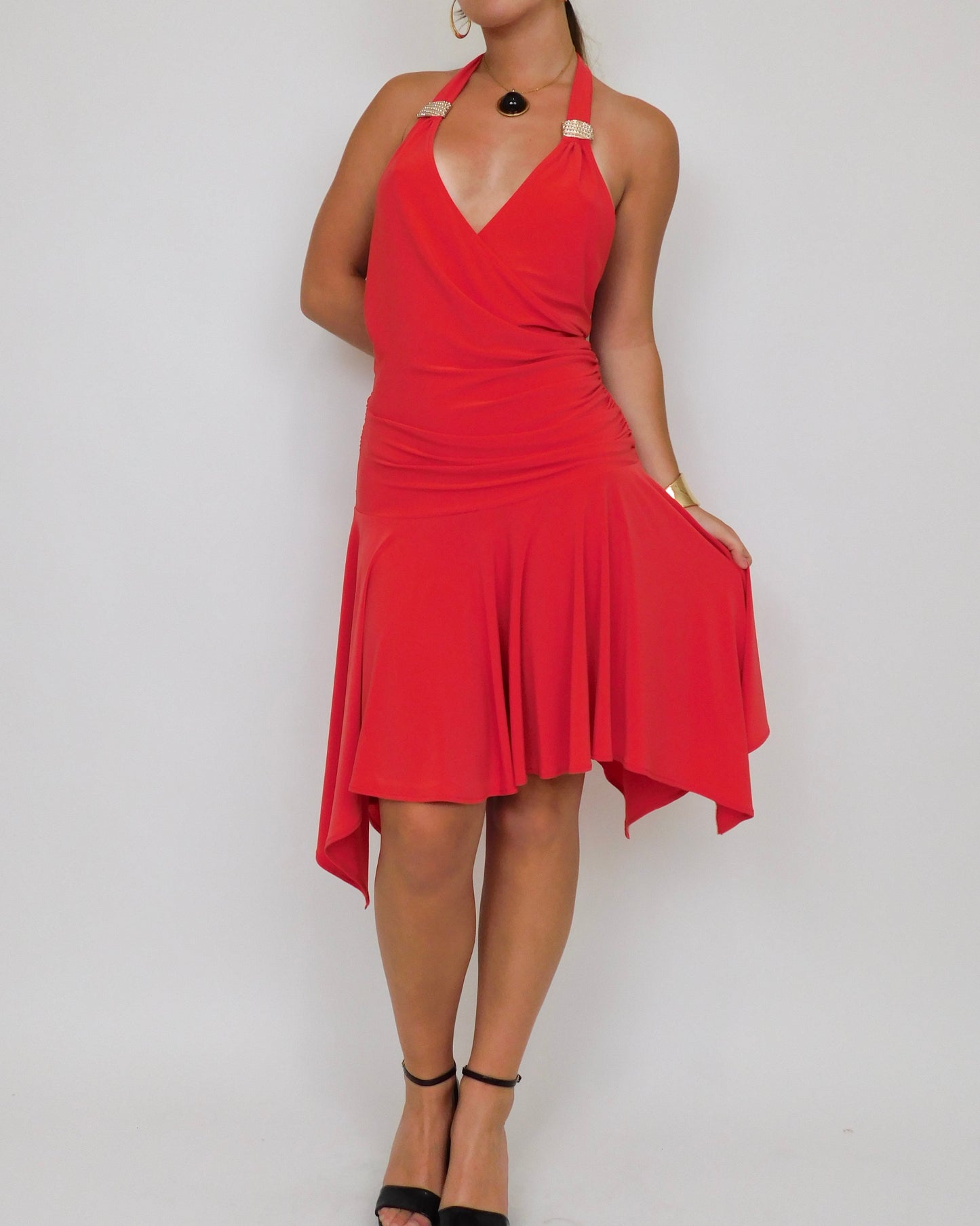 Y2K Red Party Dress | Size S