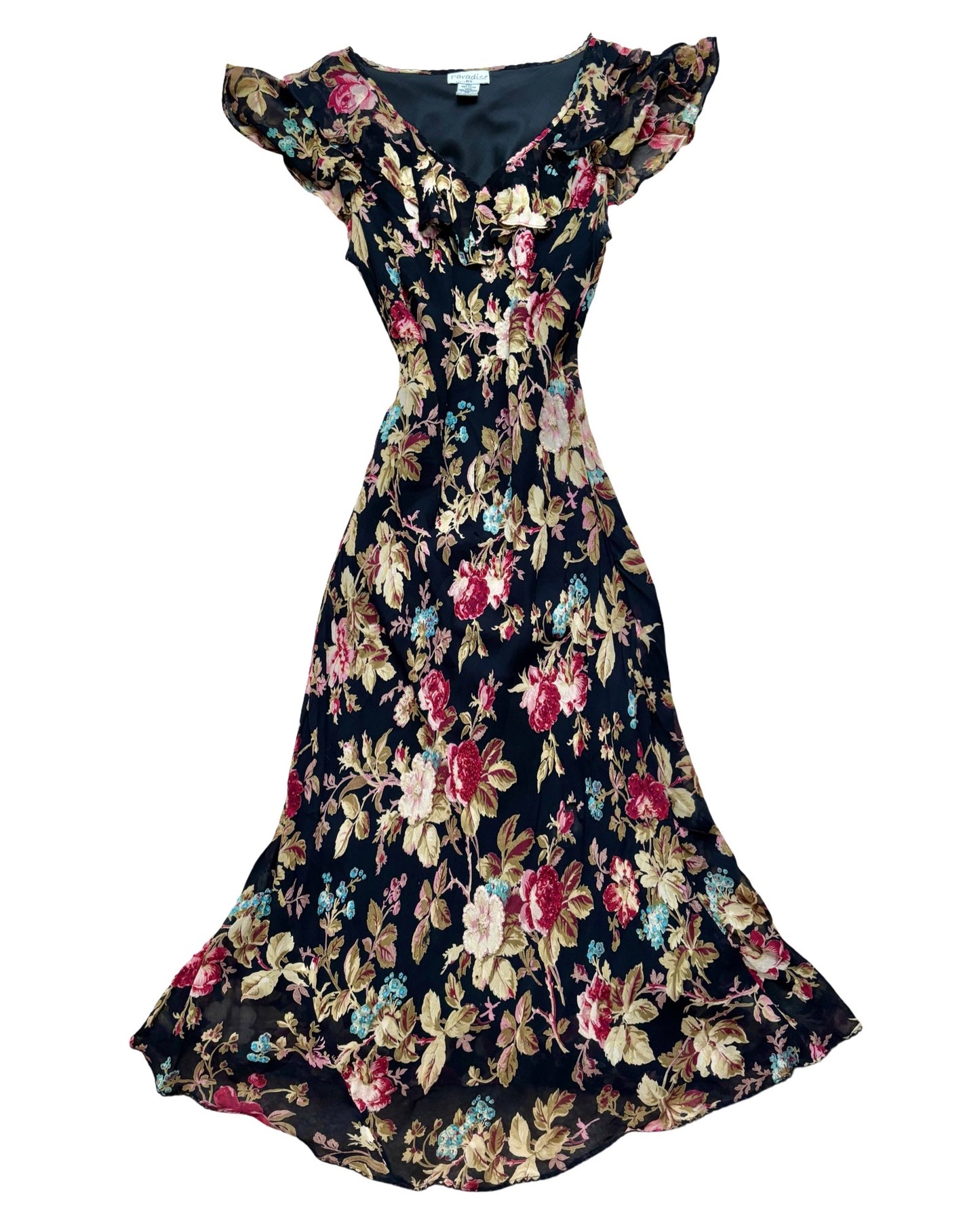 Paradise 90βs Beaded Midi Dress | Size M