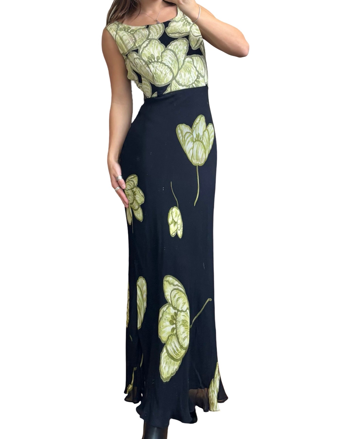 Olivia 90’s Tie Back Maxi Dress | Size M