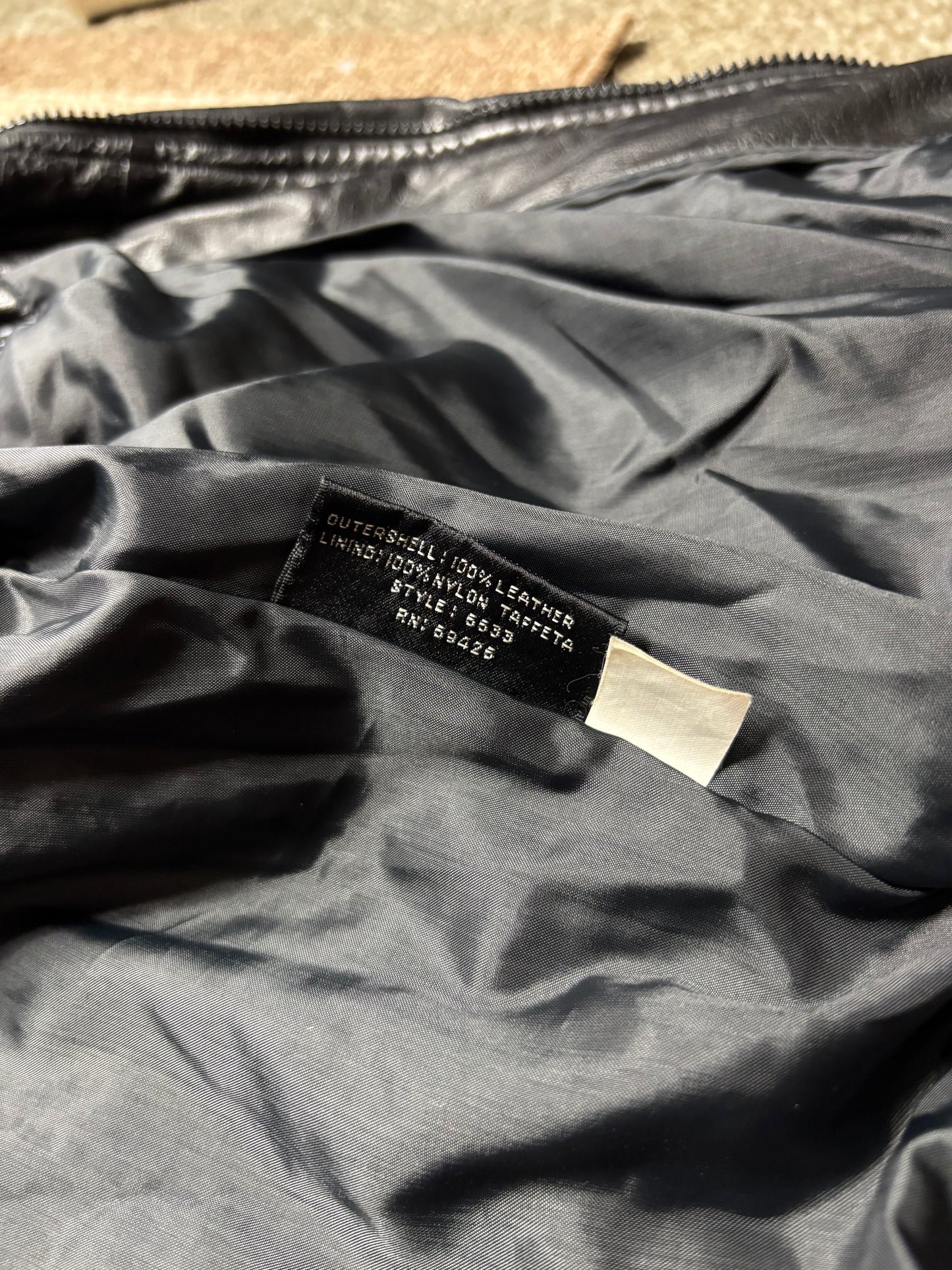 Byrnes & Baker 90’s Genuine Leather Jacket | Size XL