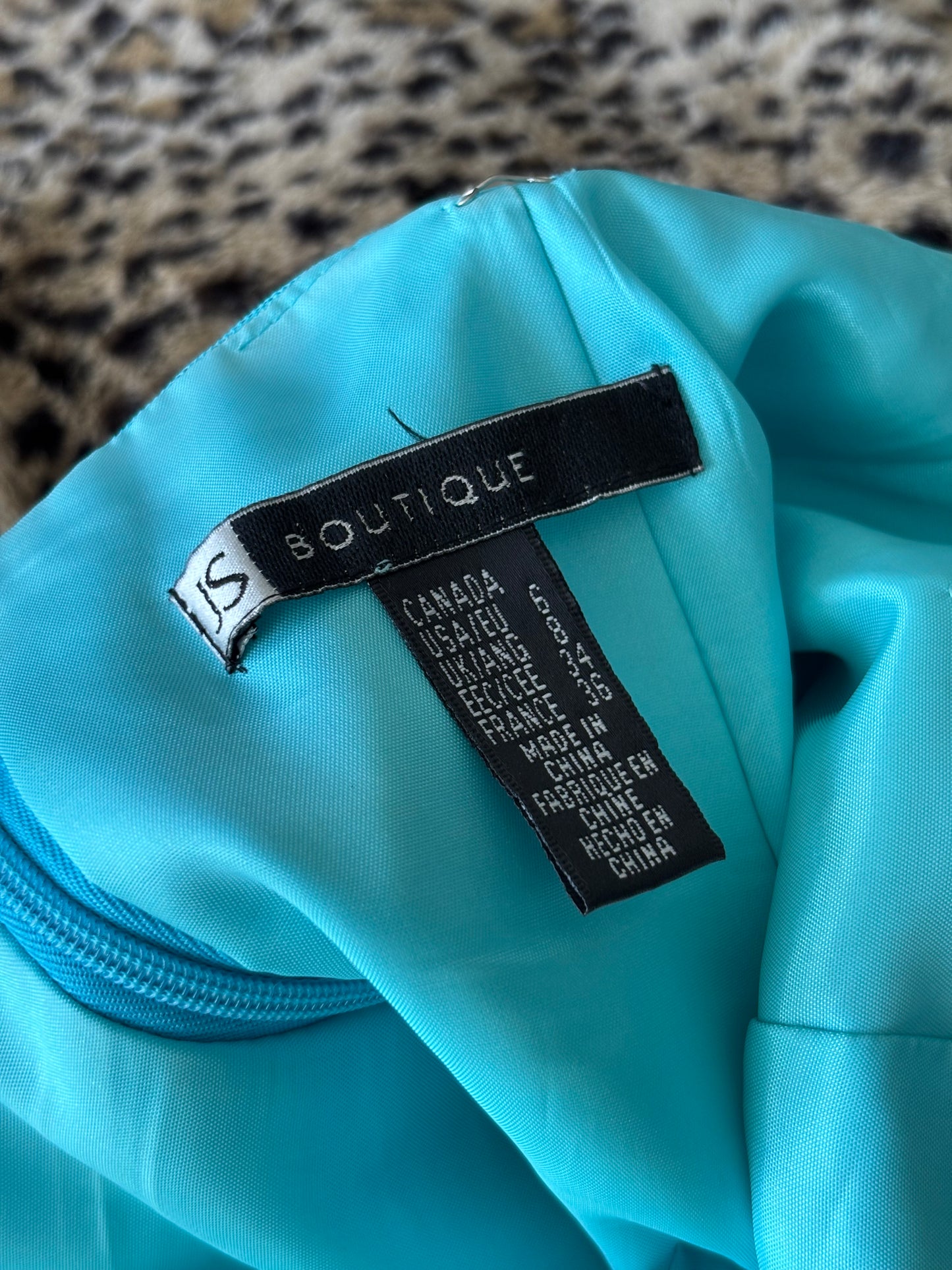 JS 00's Beaded Mesh Gown | Size 2