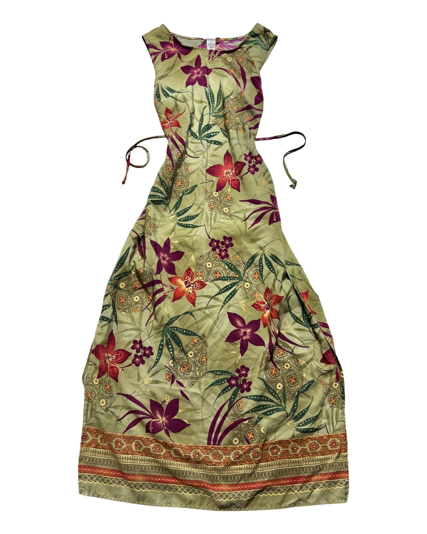 R&K 90’s Tie Back Dress | Size L/XL