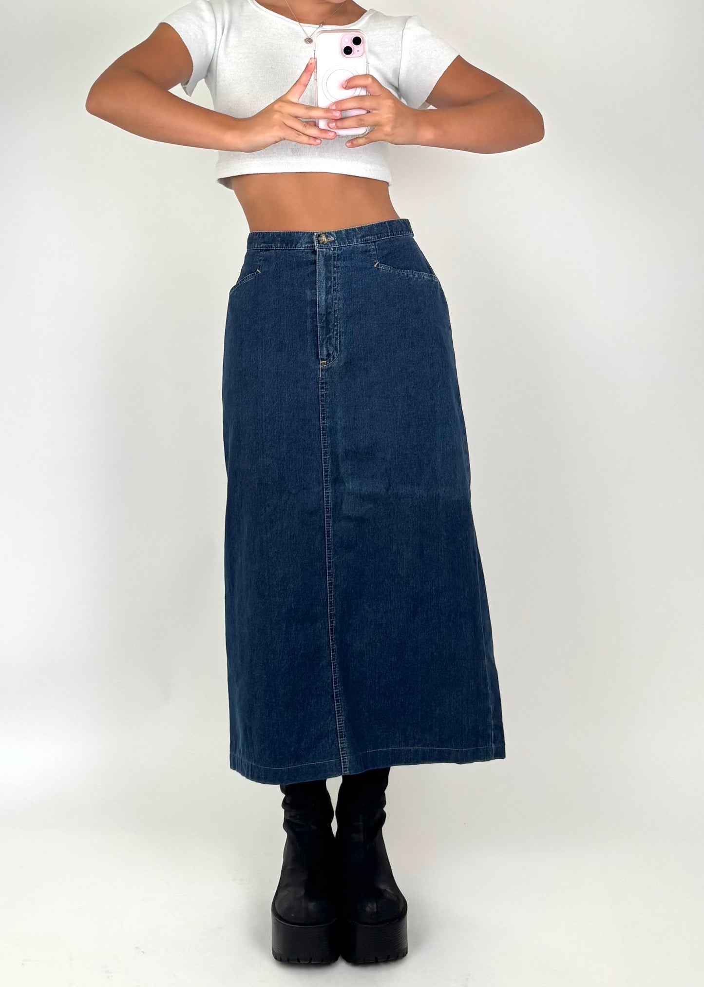 City Blues Denim Maxi | Size 26/27” waist