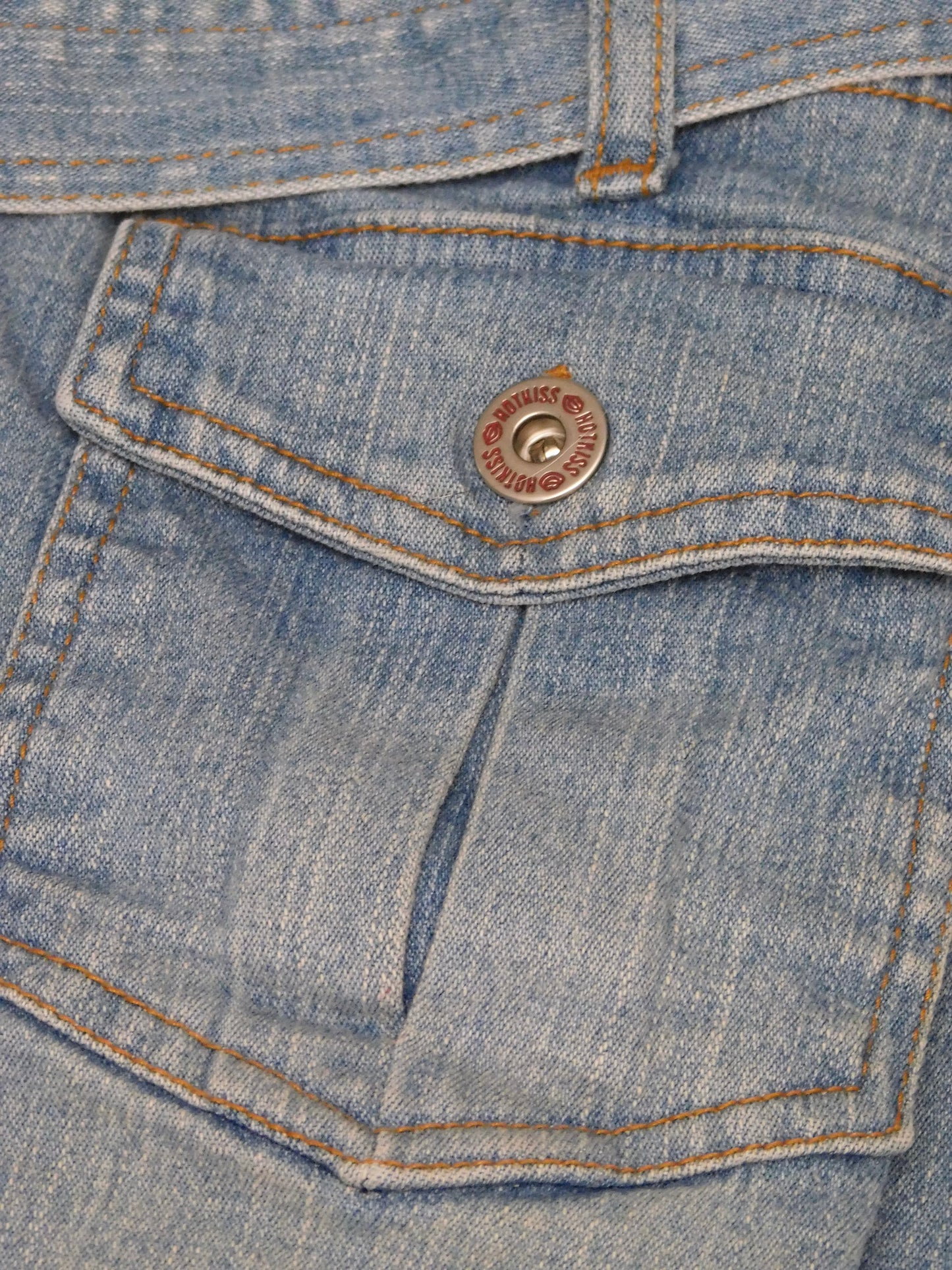 Hot Kiss Denim Romper | Size L