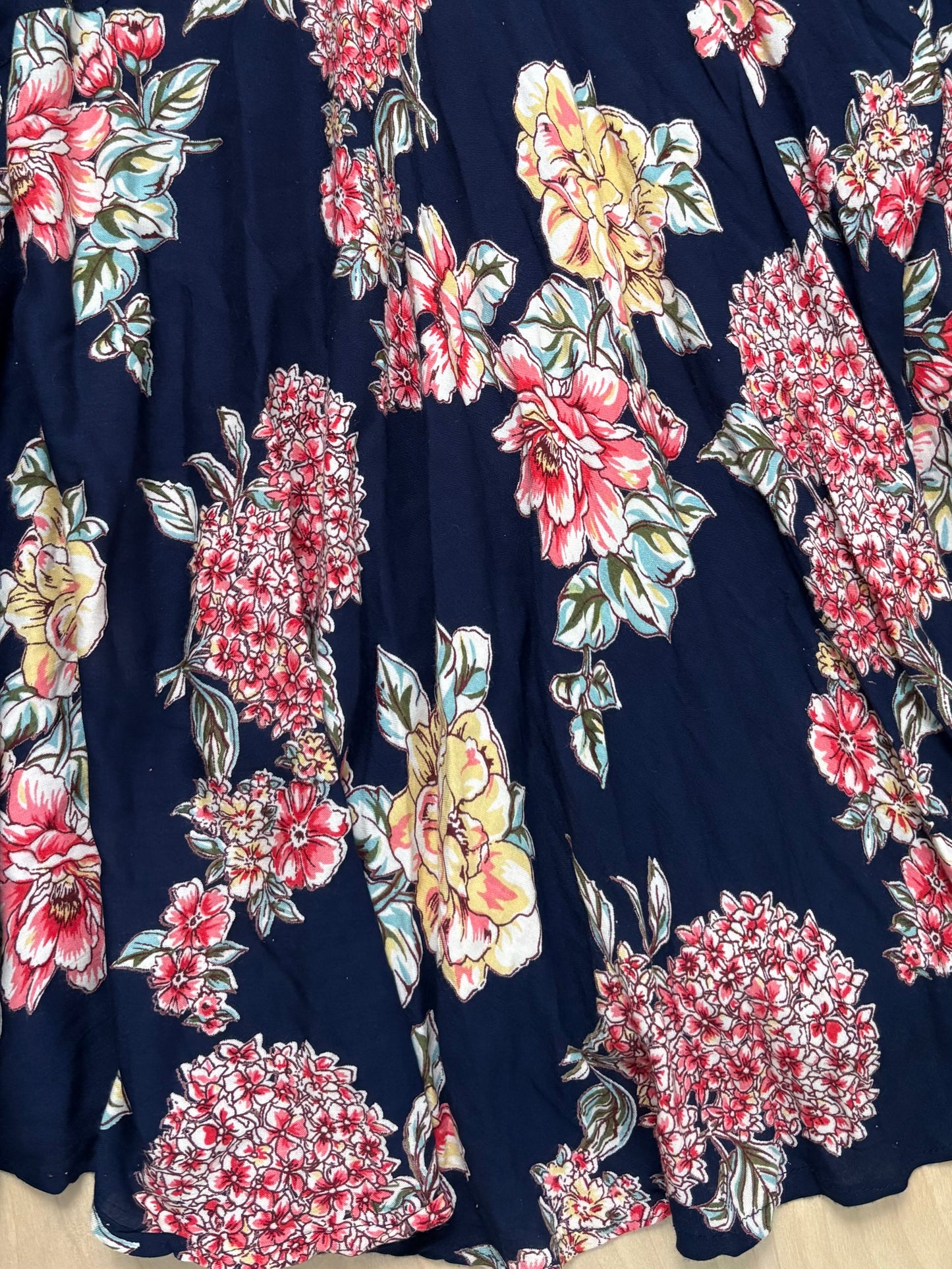 Floral 00’s Maxi Skirt | 32” waist
