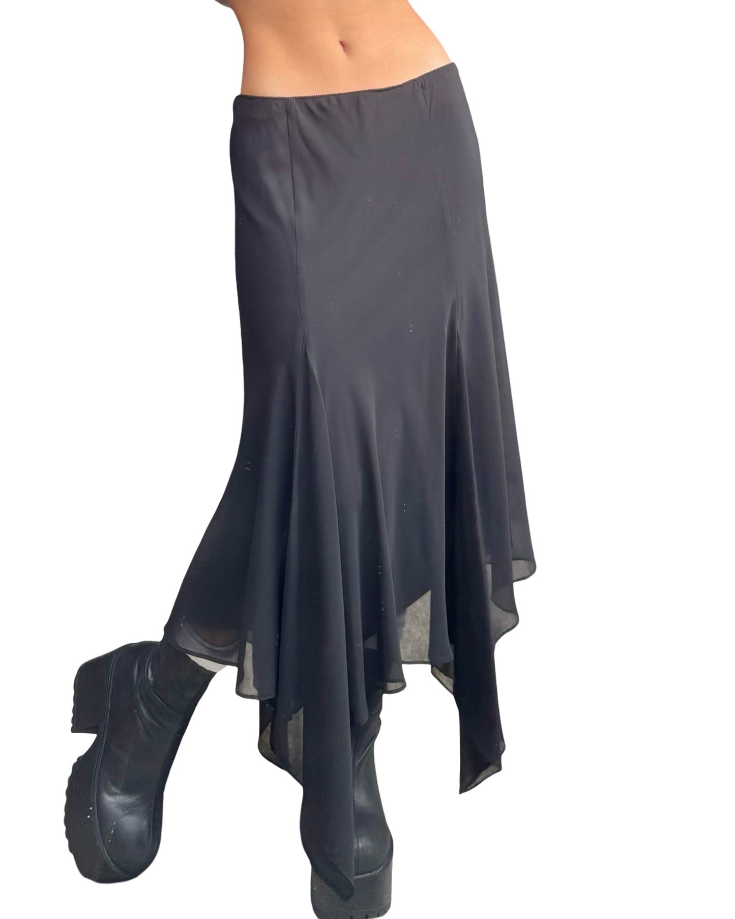 Alex 90’s Asymmetric Skirt | Size 31” waist