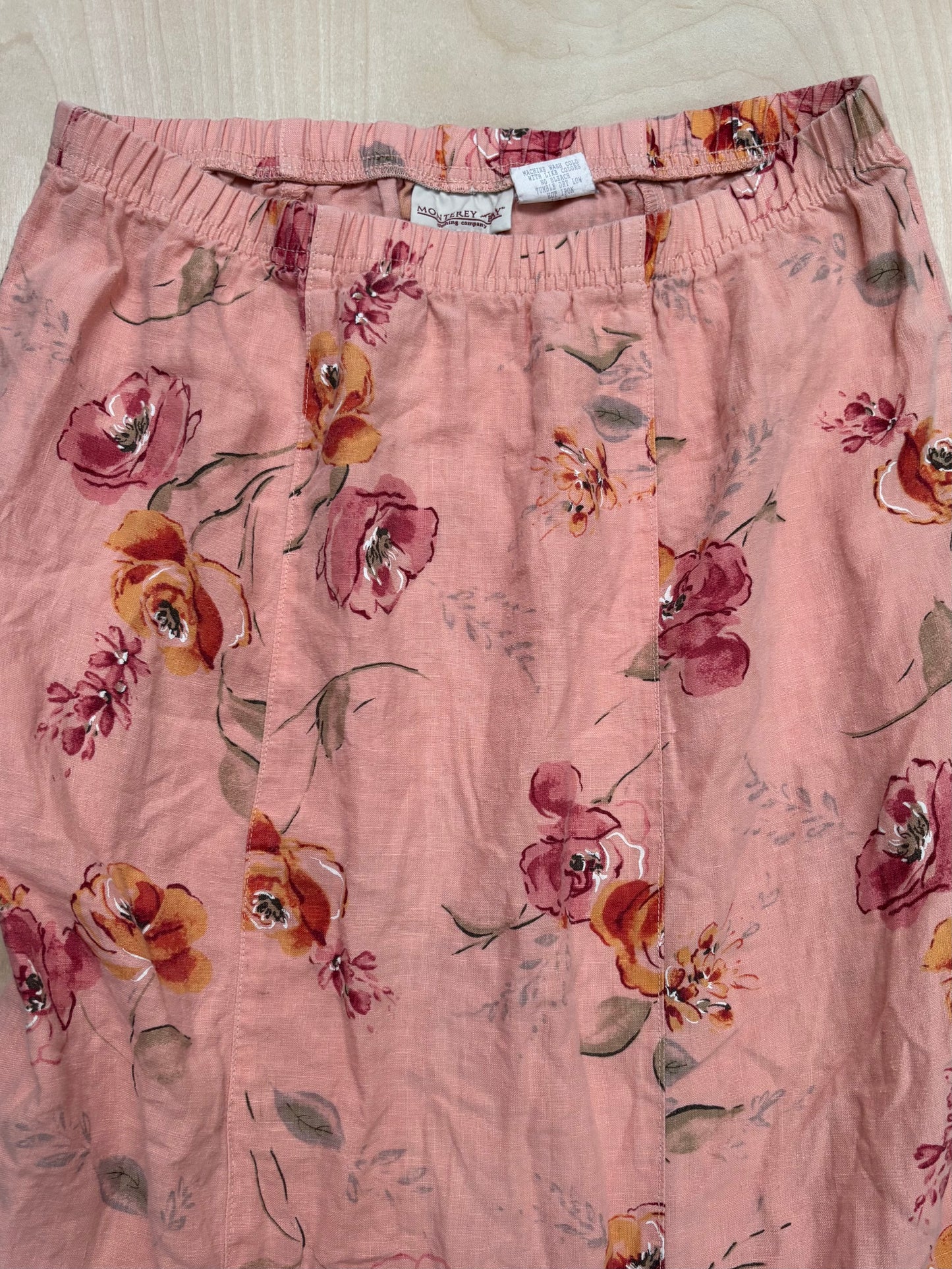 Pink 90’s Floral Maxi | 29” waist