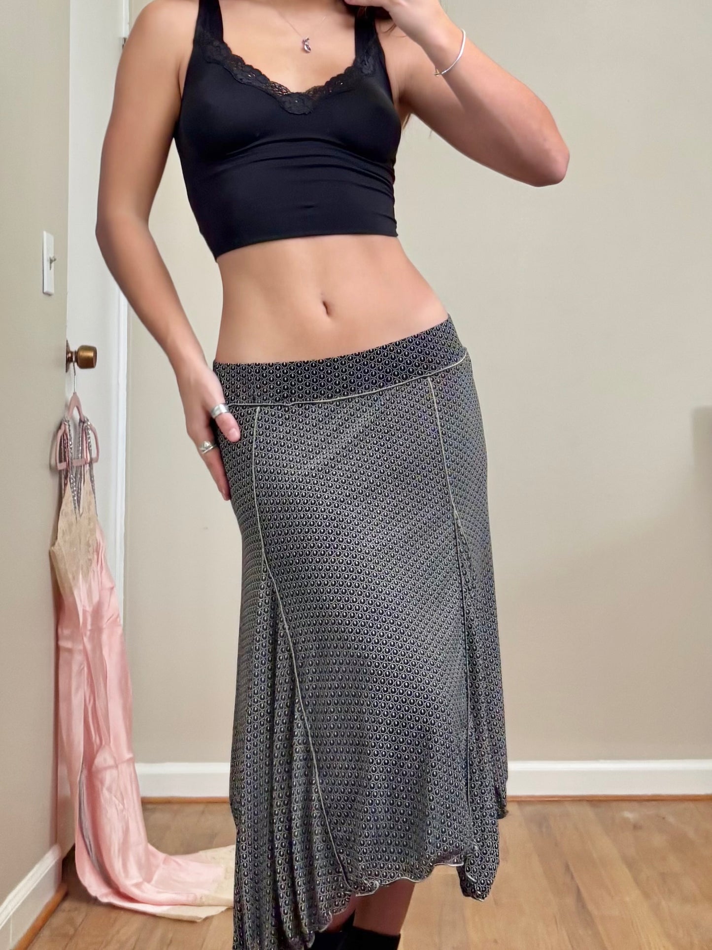 Max 00's Geometric Skirt | Size 29" Waist