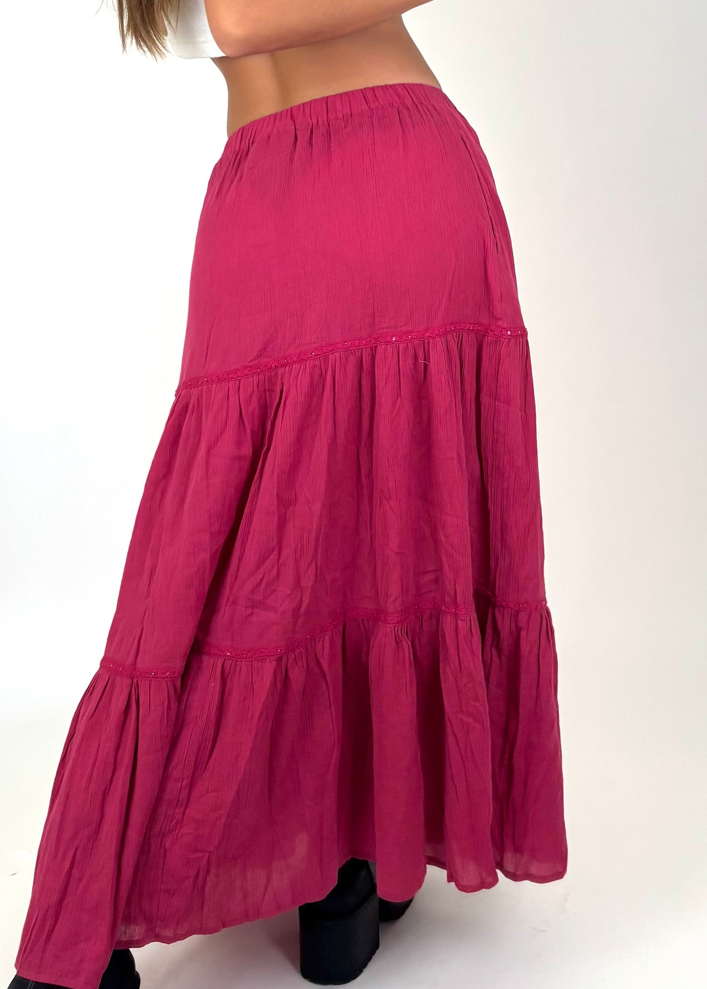 Callie Pink Maxi | Size 27” waist
