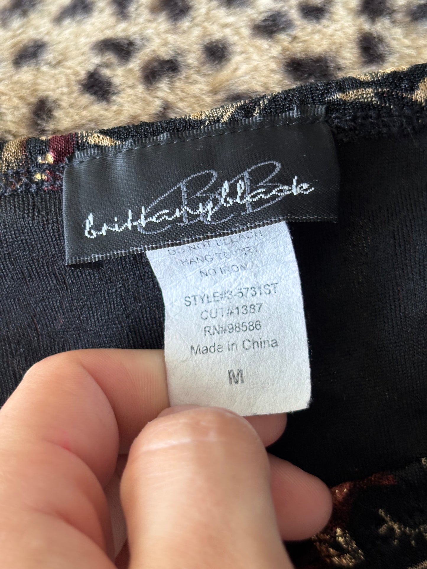 Brittany Black 90’s Top | Size M