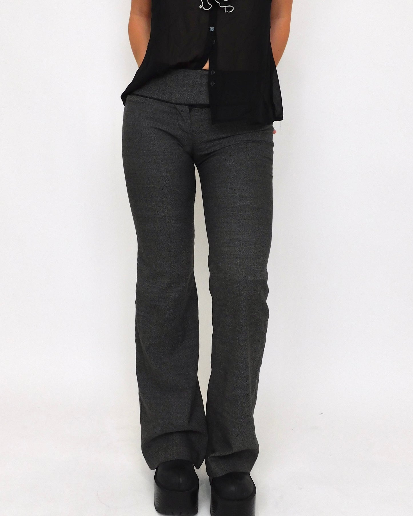 Y2K Wide Leg Trousers | Size 1