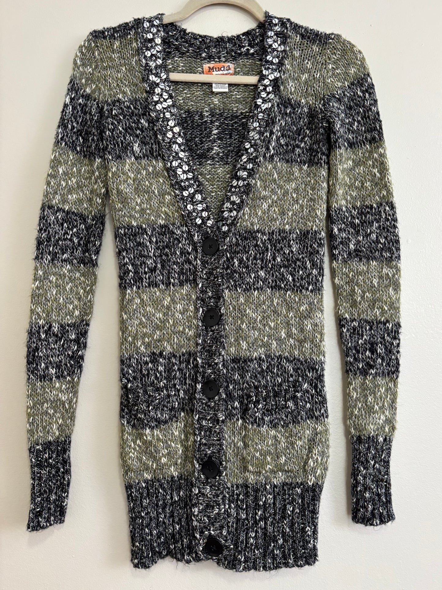 Mudd 00's Stripe Cardigan | Size M